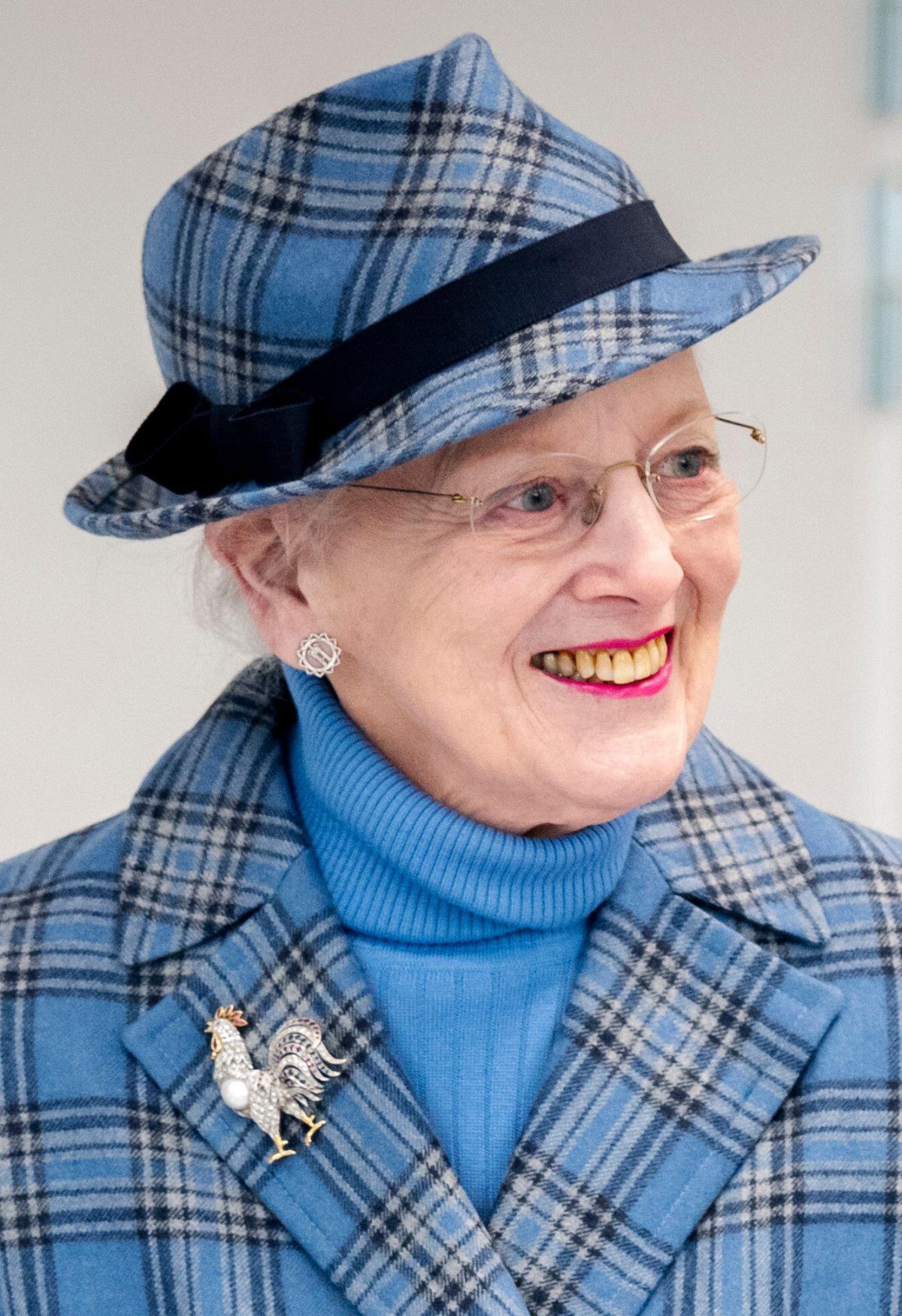 Queen Margrethe of Denmark attends the inauguration of the new Prins Henriks Skole in Frederiksberg on February 7, 2024 (Ida Marie Odgaard/Ritzau Scanpix/Alamy)