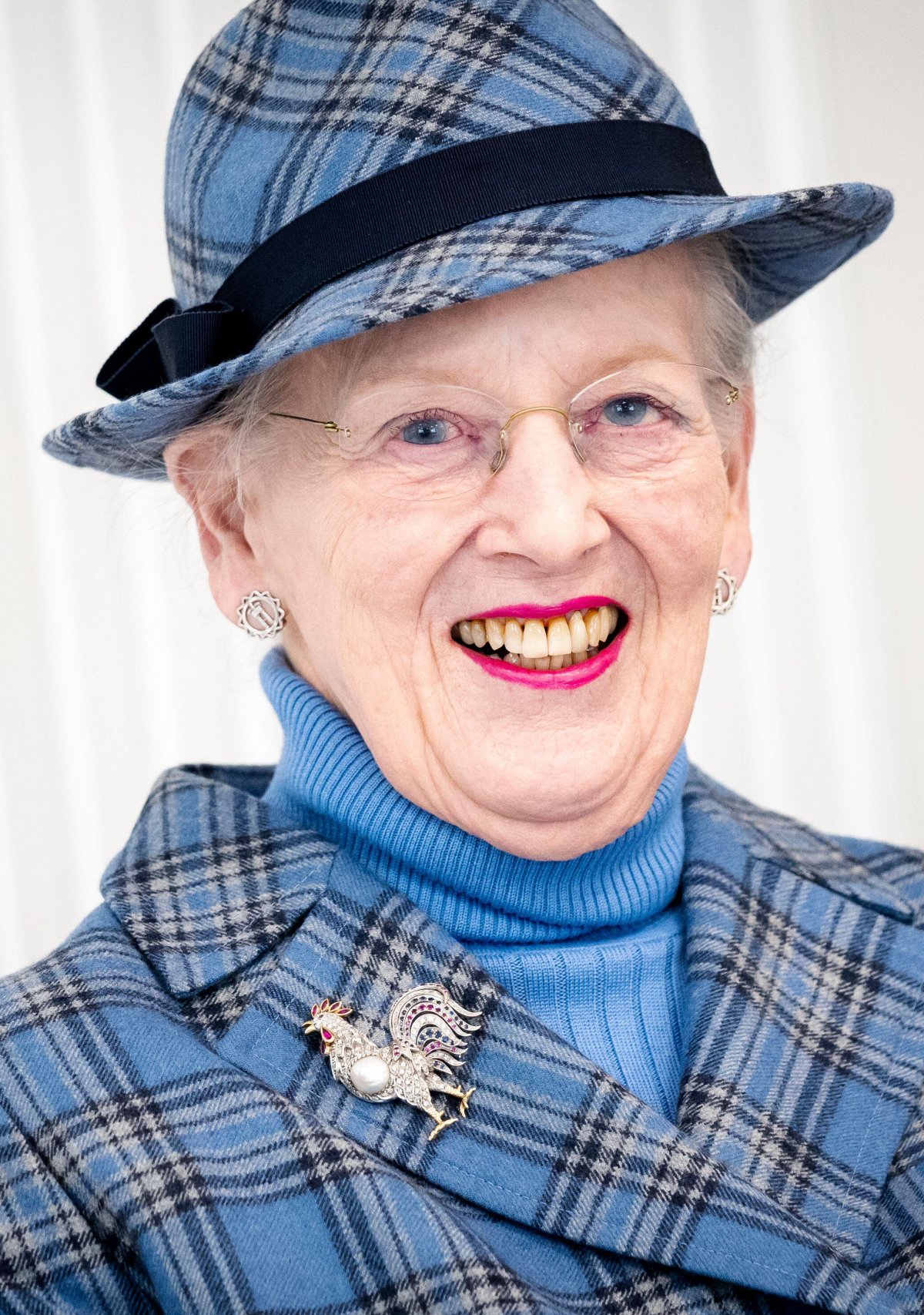Queen Margrethe of Denmark attends the inauguration of the new Prins Henriks Skole in Frederiksberg on February 7, 2024 (Ida Marie Odgaard/Ritzau Scanpix/Alamy)