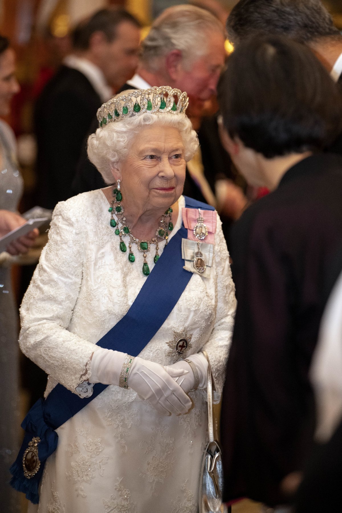 Queen Elizabeth II of the United Kingdom attends the Diplomatic Reception at Buckingham Palace on December 11, 2019 (Victoria Jones - WPA Pool/Getty Images)