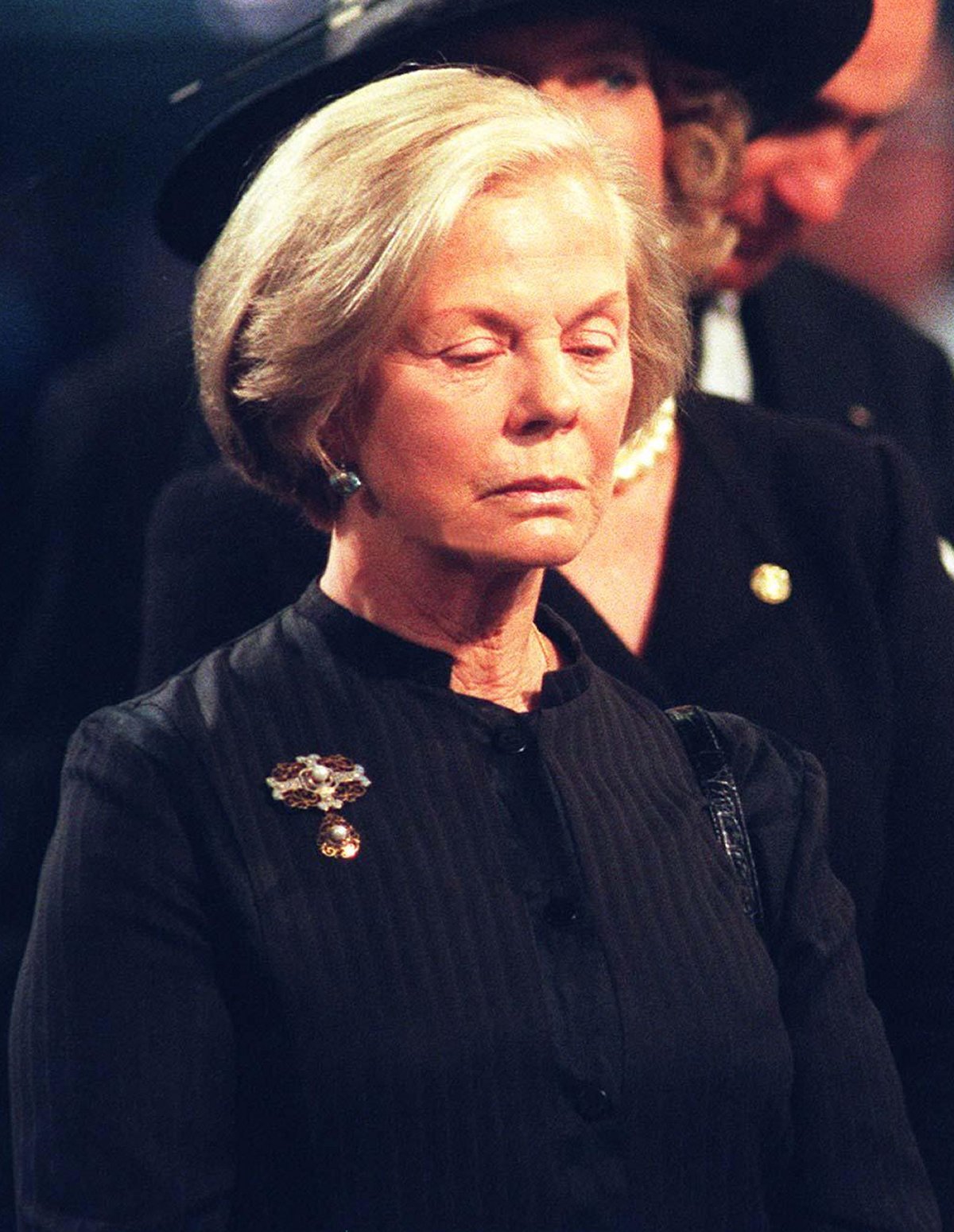 The Duchess of Kent attends the funeral of Cardinal Hume at Westminster Cathedral on June 25, 1999 (Stefan Rousseau/PA Images/Alamy)
