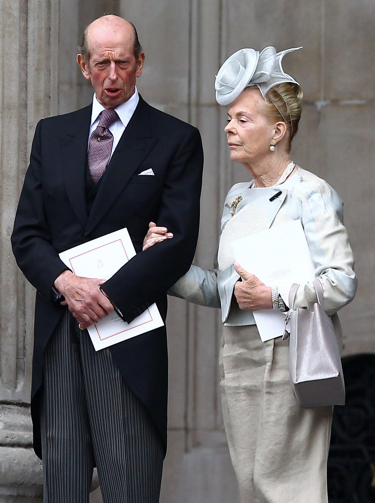 The Duke and Duchess of Kent attend a service of thanksgiving for Queen Elizabeth II's Diamond Jubilee at St. Paul's Cathedral in London on June 5, 2012 (WENN Rights Ltd/Alamy)