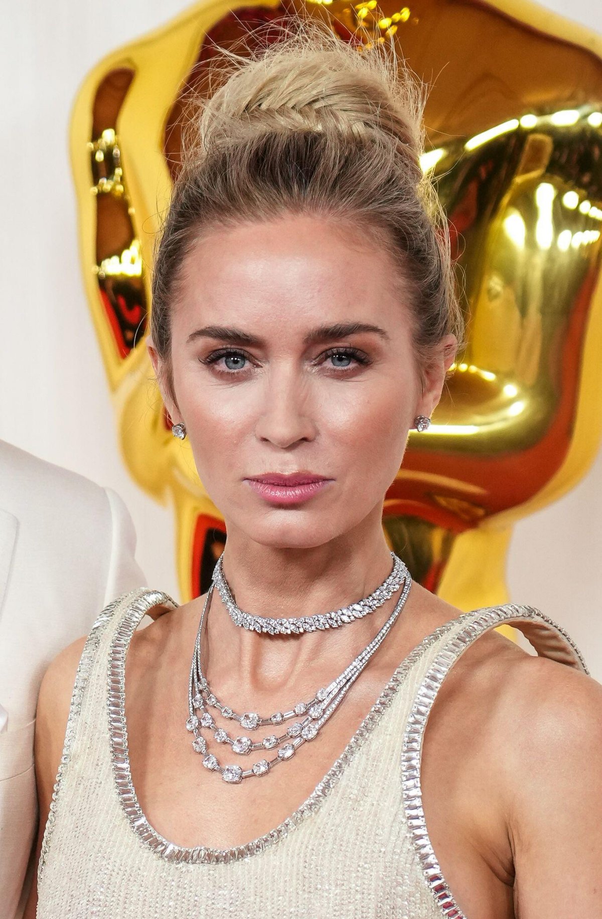 Emily Blunt attends the 96th annual Academy Awards ceremony at the Dolby Theatre in Hollywood, California, on March 10, 2024 (Sthanlee B. Mirador/Sipa USA/Alamy)