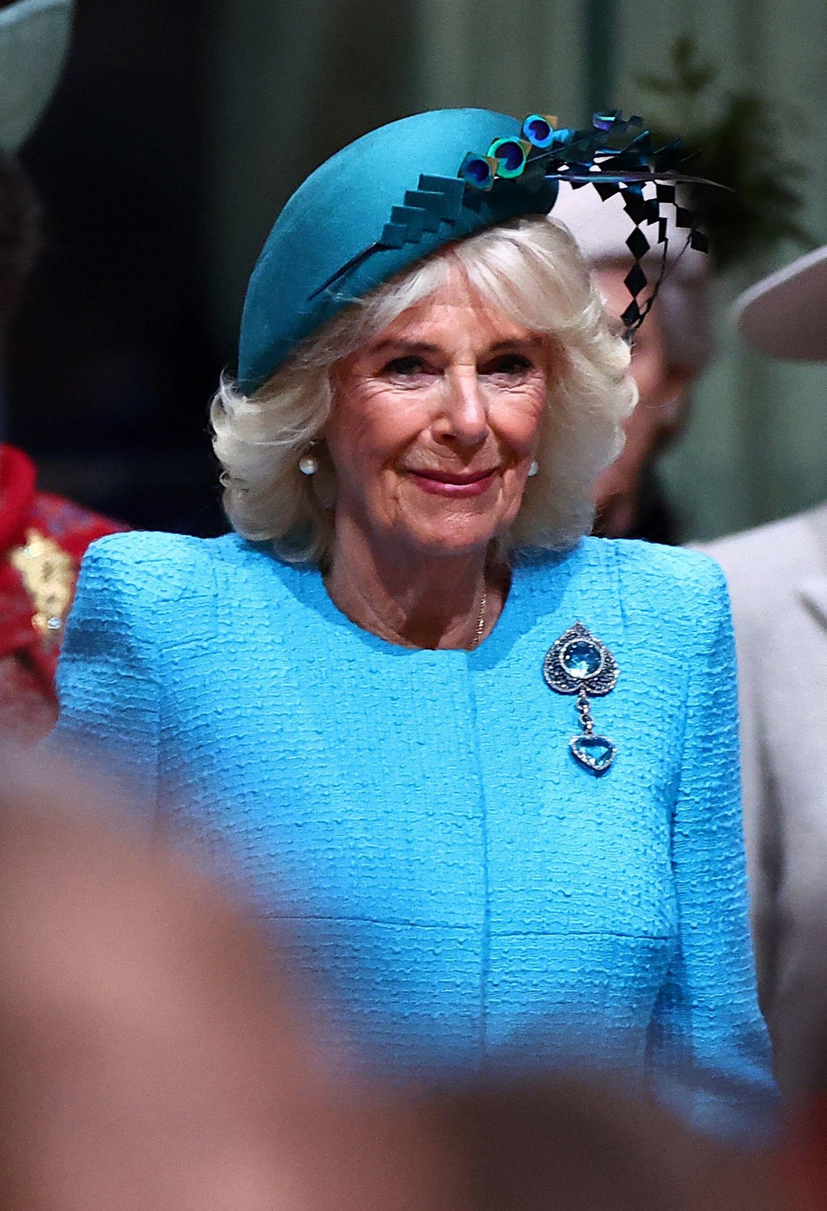 Queen Camilla attends the Commonwealth Day service at Westminster Abbey on March 11, 2024 (Henry Nicholls/PA Images/Alamy)