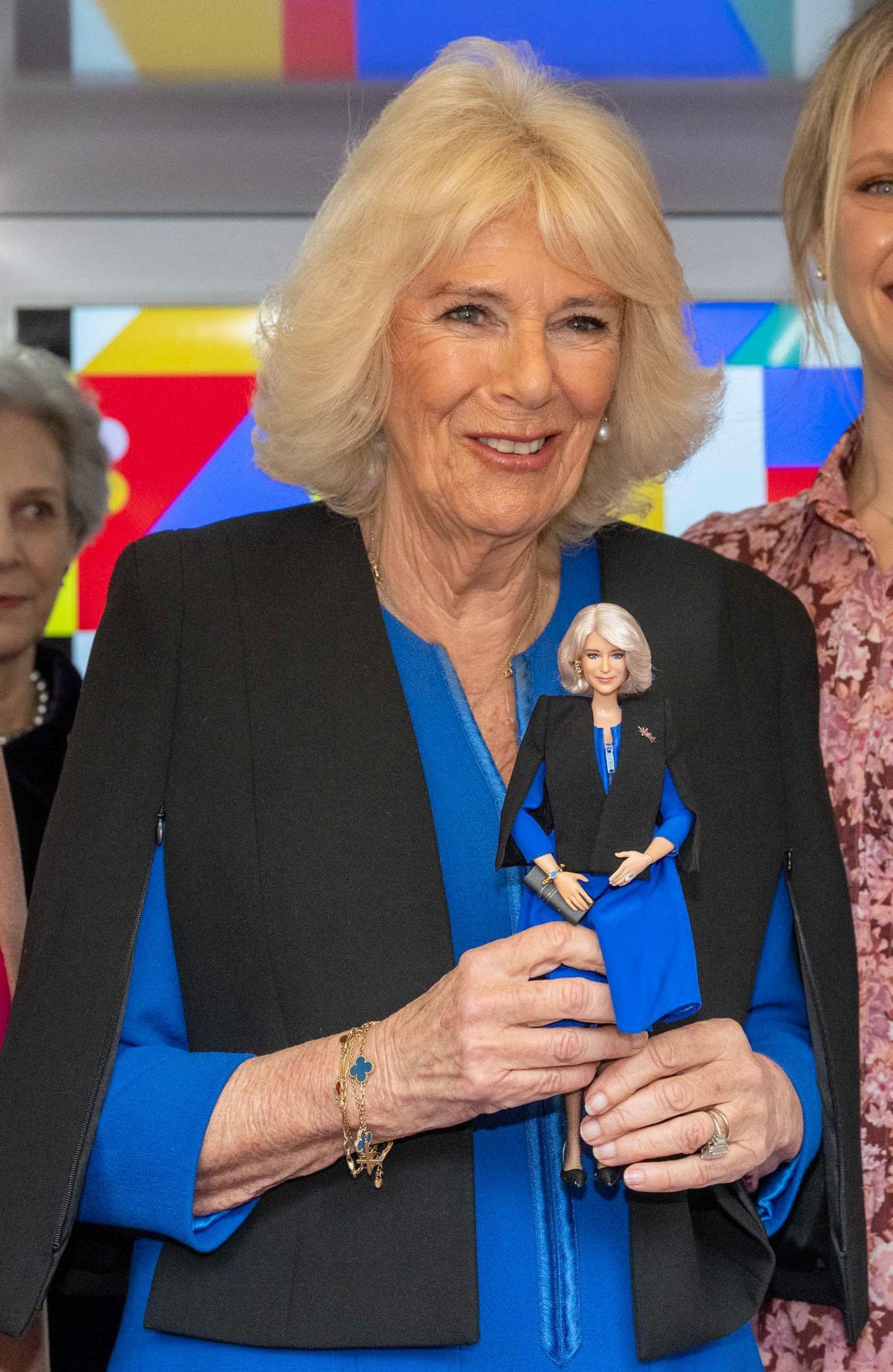 Queen Camilla attends a Women of the World (WOW) reception to celebrate International Women's Day at Buckingham Palace on March 12, 2024 (Paul Grover/PA Images/Alamy)