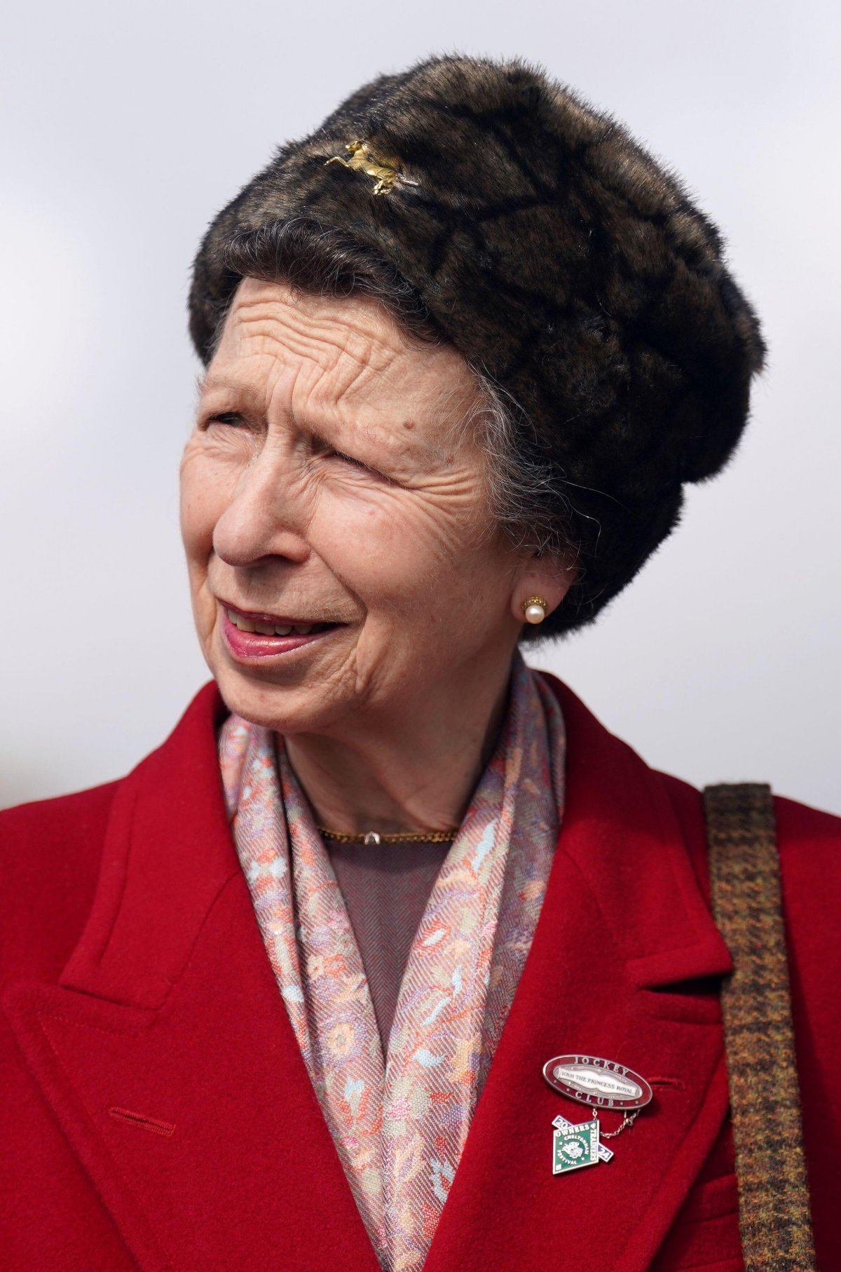 The Princess Royal attends day four of the Cheltenham Festival at Cheltenham Racecourse on March 15, 2024 (Adam Davy/PA Images/Alamy)
