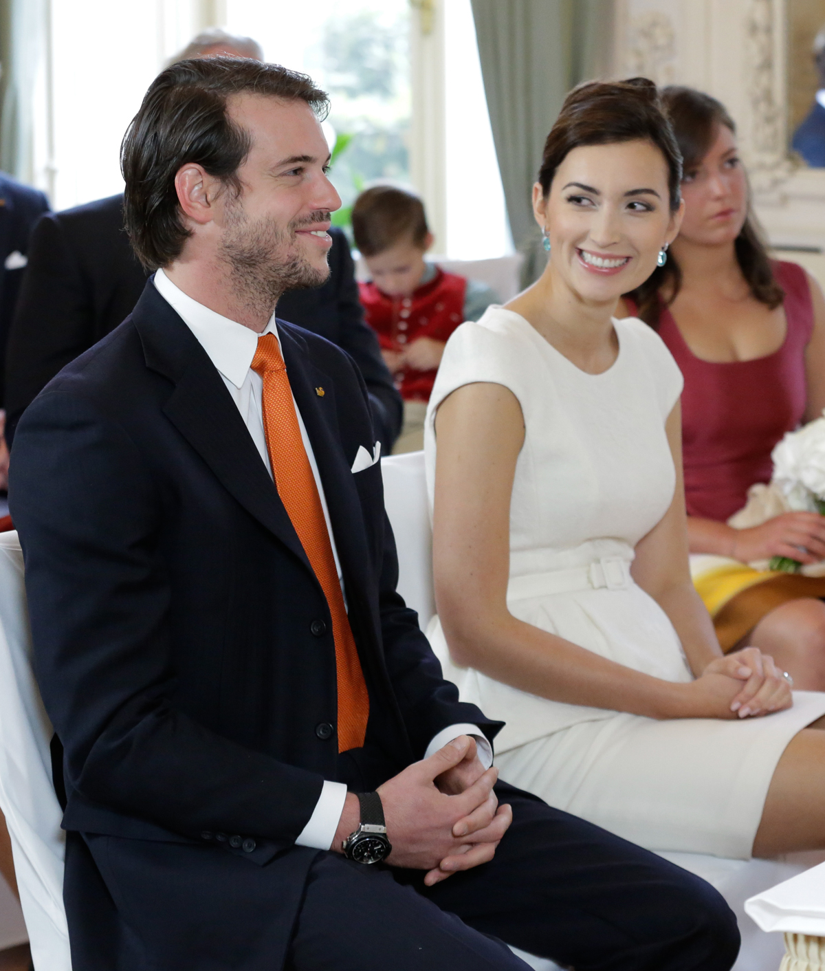 Prince Felix of Luxembourg and Claire Lademacher are married in a civil ceremony in Konigstein, Germany, on September 17, 2013 (Guy Wolff/Grand-Ducal Court of Luxembourg via Getty Images)