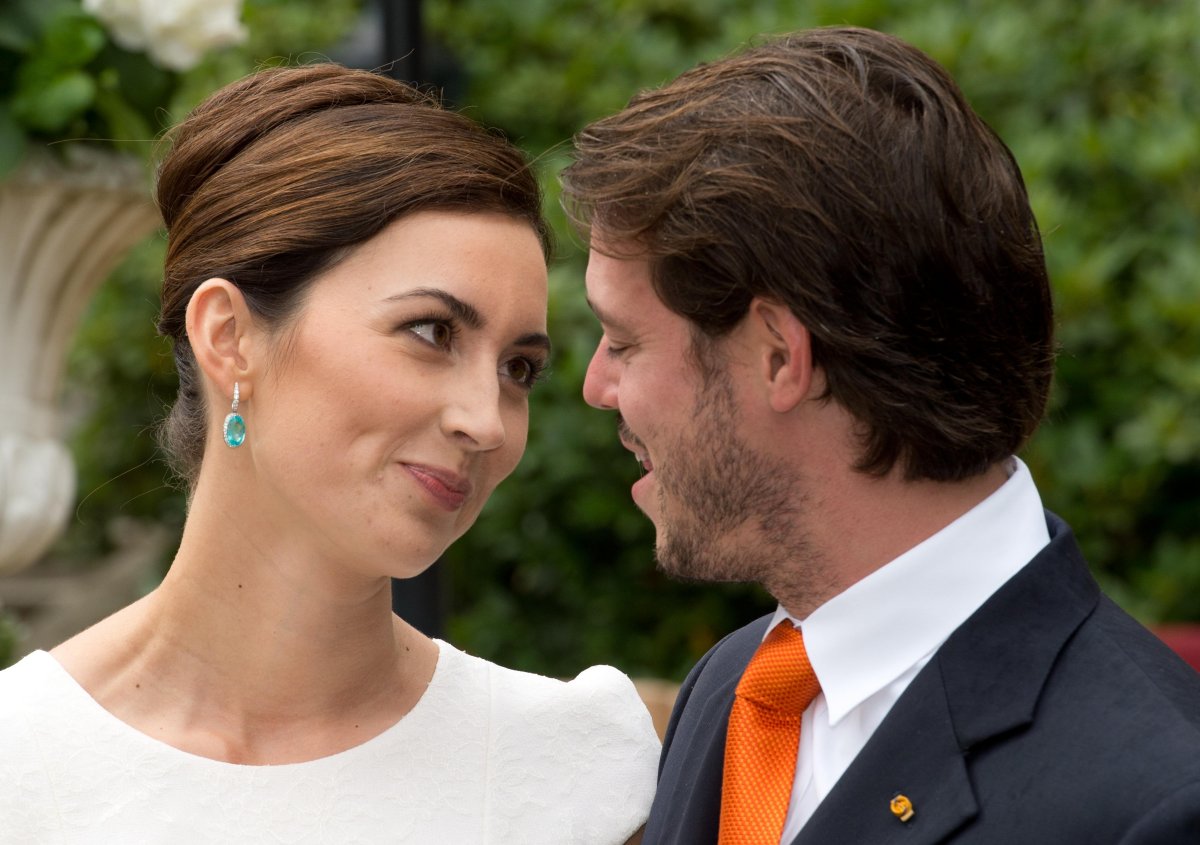 Prince Felix of Luxembourg and Claire Lademacher are pictured after their civil wedding ceremony in Konigstein, Germany, on September 17, 2013 (BORIS ROESSLER/DPA Picture Alliance/Alamy)