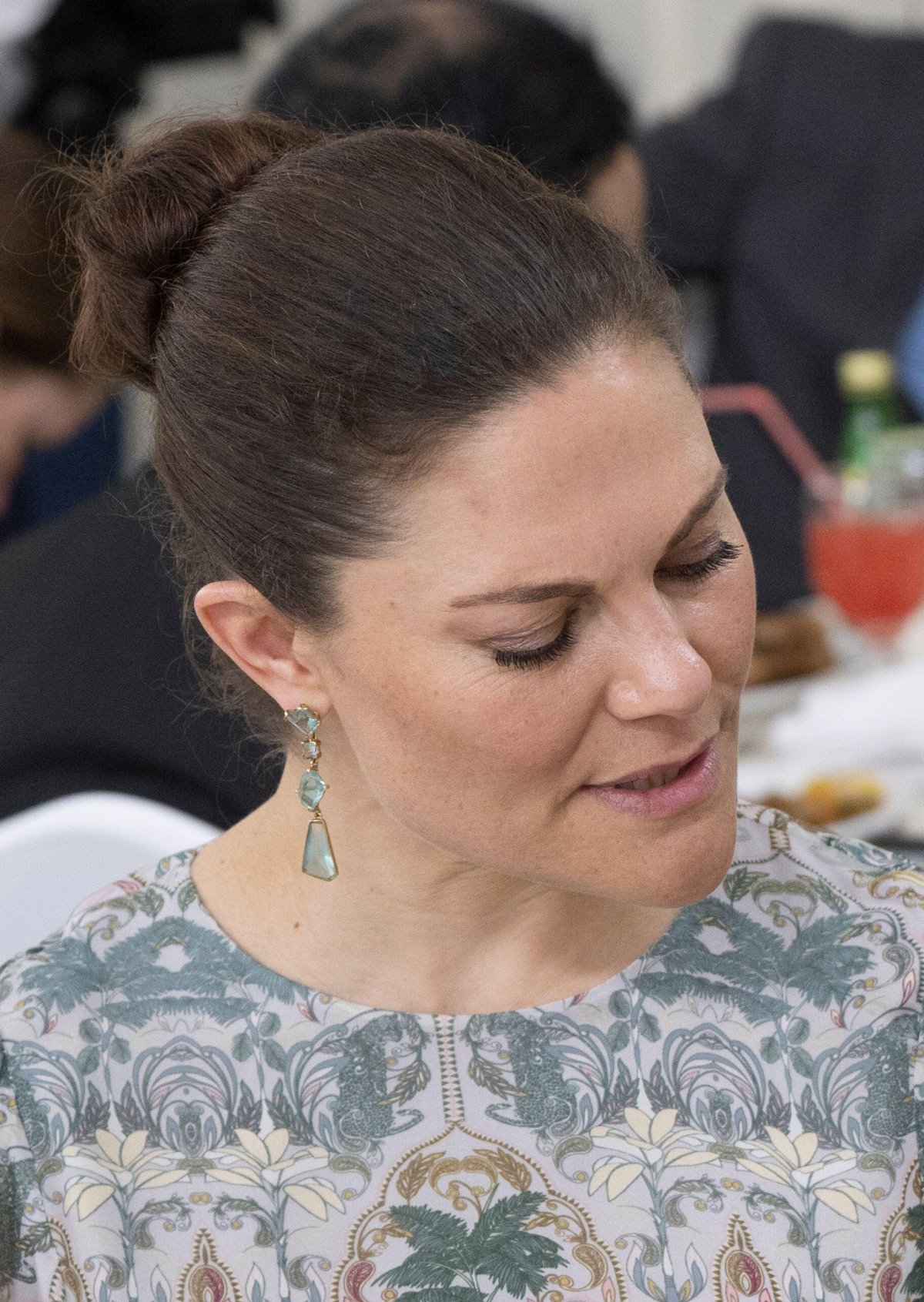 The Crown Princess of Sweden visits Asian University for Women in Chattogram, Bangladesh on March 19, 2024 (Henrik Montgomery/TT News Agency/Alamy)