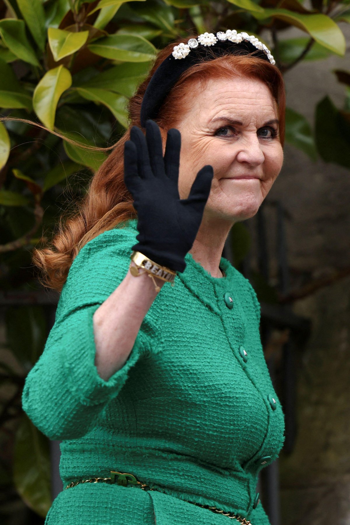 Sarah, Duchess of York attends an Easter Sunday service at St. George's Chapel, Windsor on March 31, 2024 (Hollie Adams/PA Images/Alamy)
