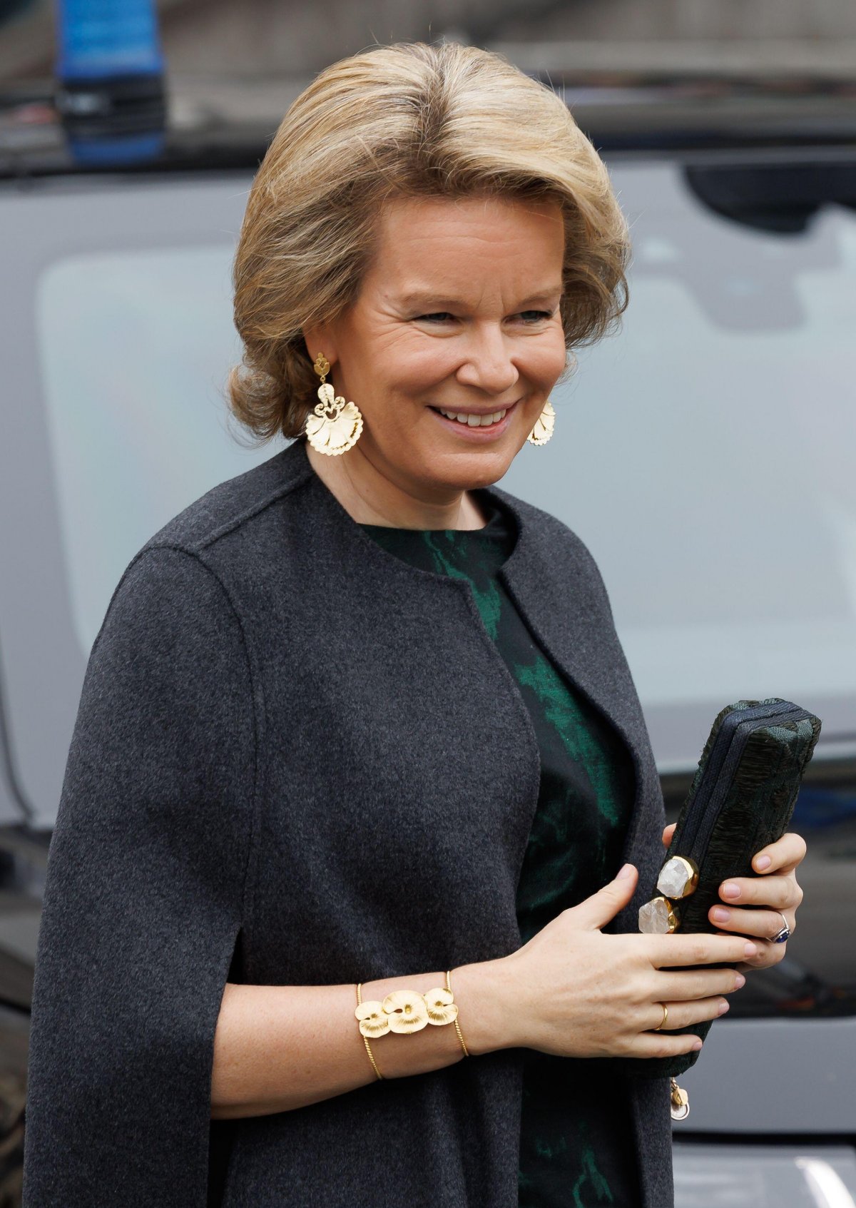 The Queen of the Belgians attends a seminar in Tournai on March 21, 2024 (KURT DESPLENTER/Belga News Agency/Alamy)