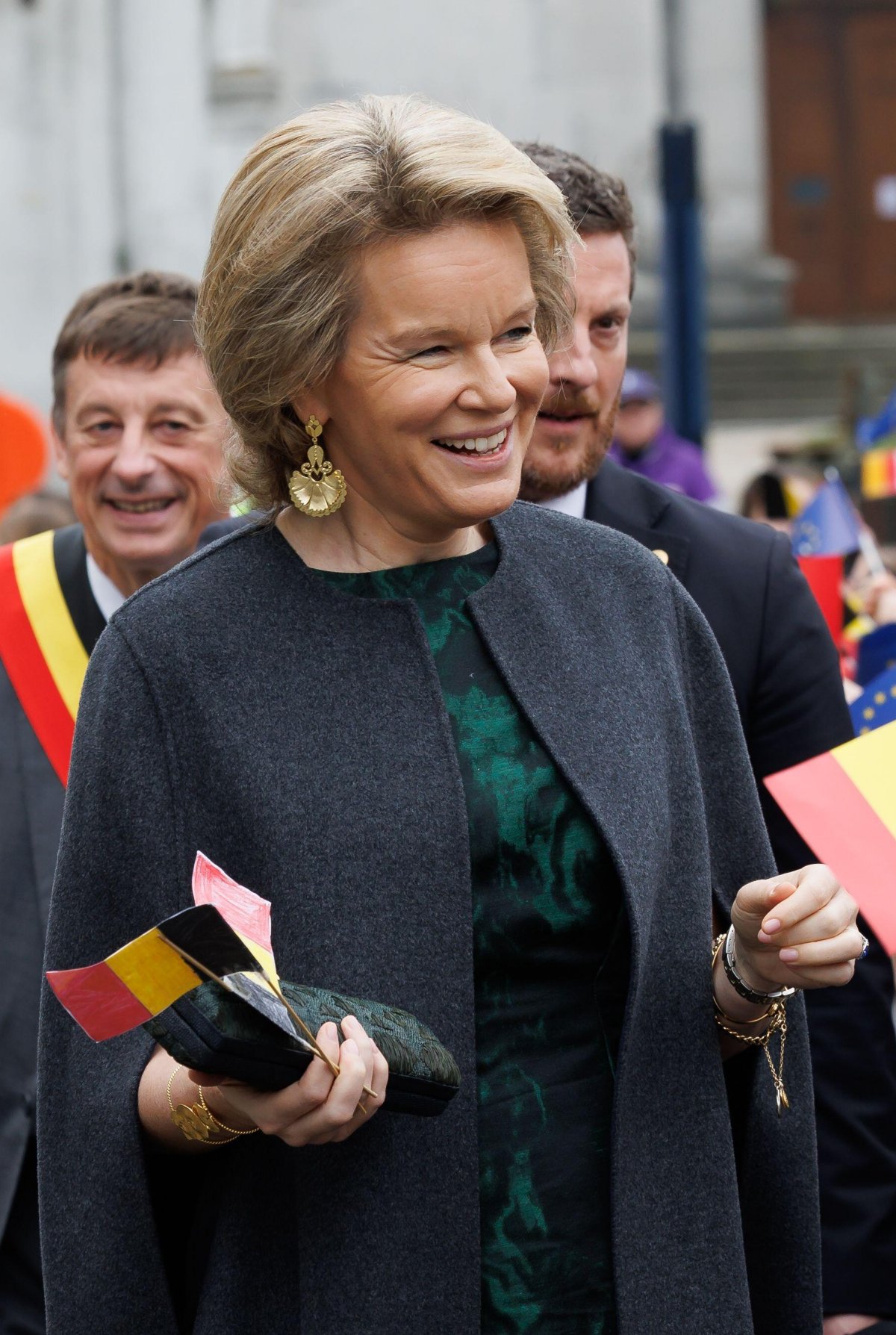 The Queen of the Belgians attends a seminar in Tournai on March 21, 2024 (KURT DESPLENTER/Belga News Agency/Alamy)