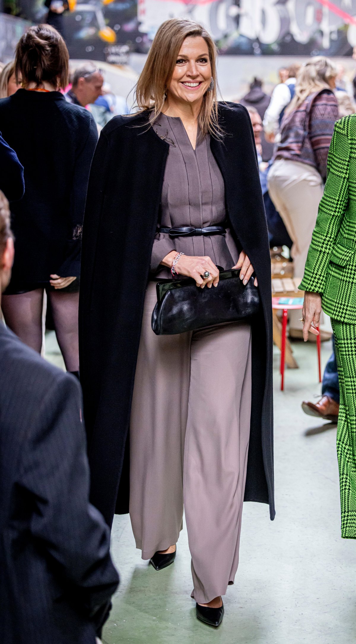 The Queen of the Netherlands attends the launch of Checkers, a new online tool to provide adults resources to help support the mental health of young people, in The Hague on March 26, 2024 (Patrick van Katwijk/DPA Picture Alliance/Alamy)