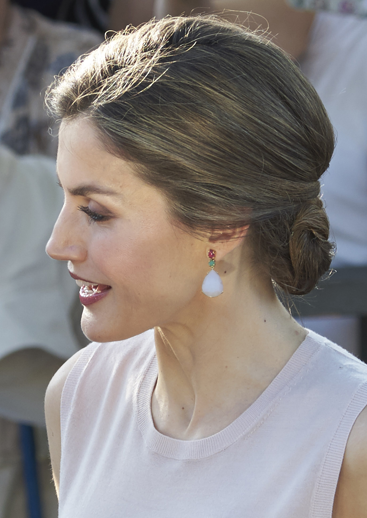 The Queen of Spain visits the Observatory of Specifity Castilla La Mancha in Talavera de la Reina on May 18, 2016 (Carlos Alvarez/Getty Images)