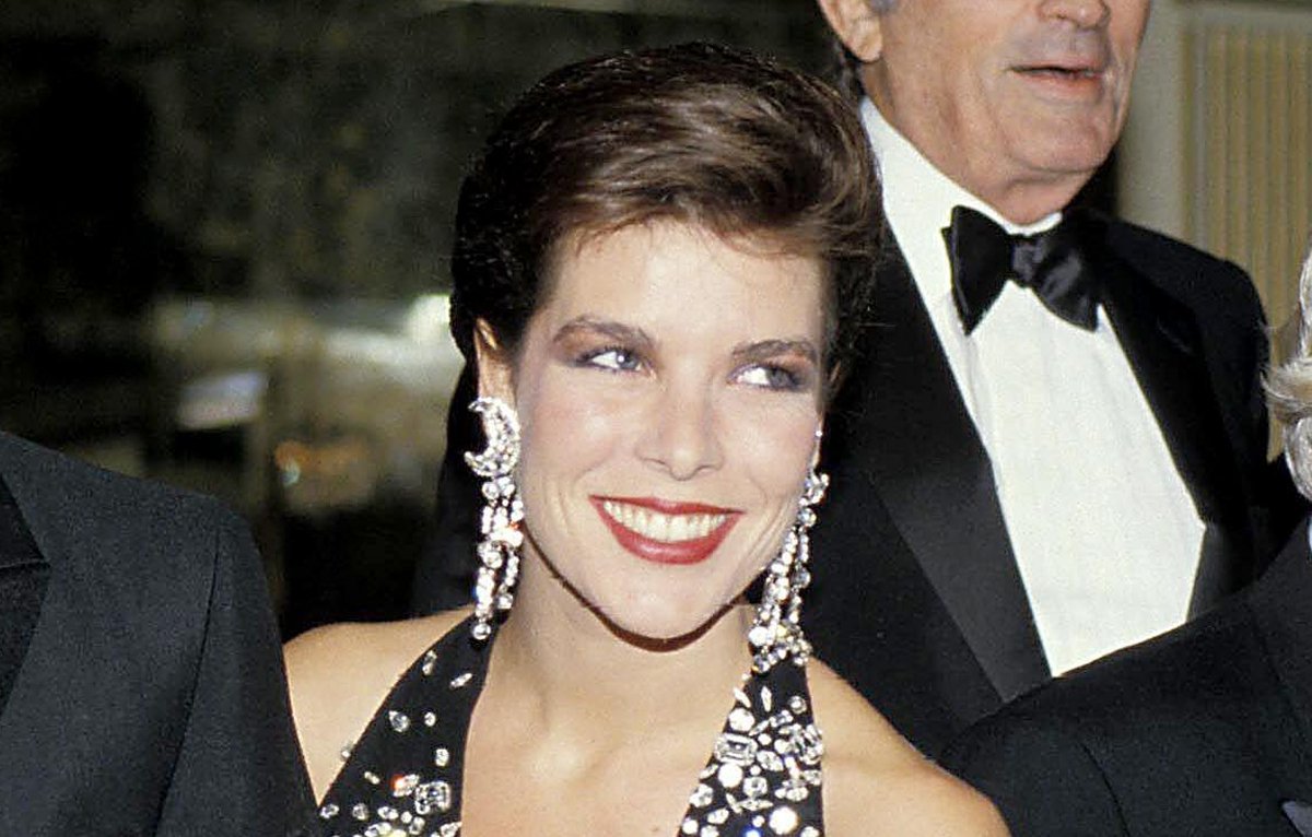 Princess Caroline of Monaco attends a fundraising dinner for the Princess Grace Foundation at the Beverly Wilshire Hotel in Beverly Hills, California, on November 3, 1985 (Ralph Dominguez/MediaPunch/Alamy)