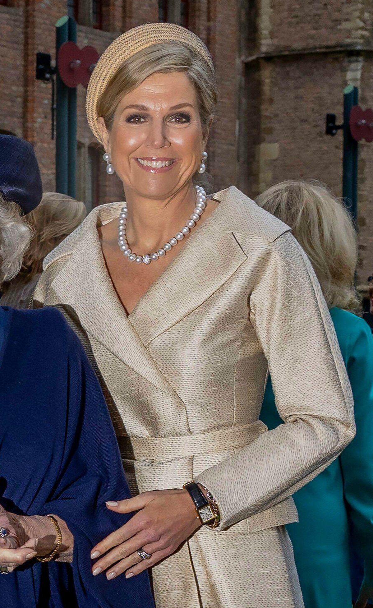 The Queen of the Netherlands attends the Four Freedoms Awards Ceremony at the Nieuwe Kerk in Middelburg on April 11, 2024 (Albert Nieboer/DPA Picture Alliance/Alamy)