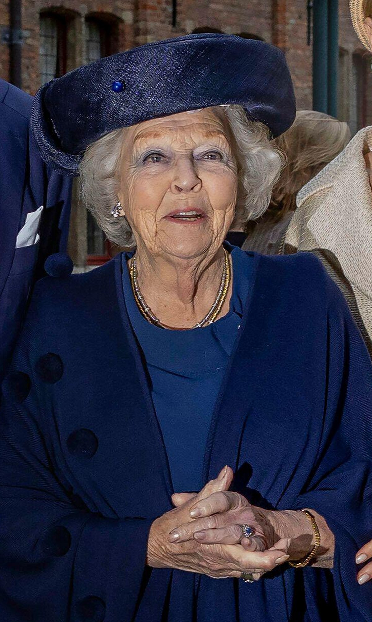 Princess Beatrix of the Netherlands attends the Four Freedoms Awards Ceremony at the Nieuwe Kerk in Middelburg on April 11, 2024 (Albert Nieboer/DPA Picture Alliance/Alamy)