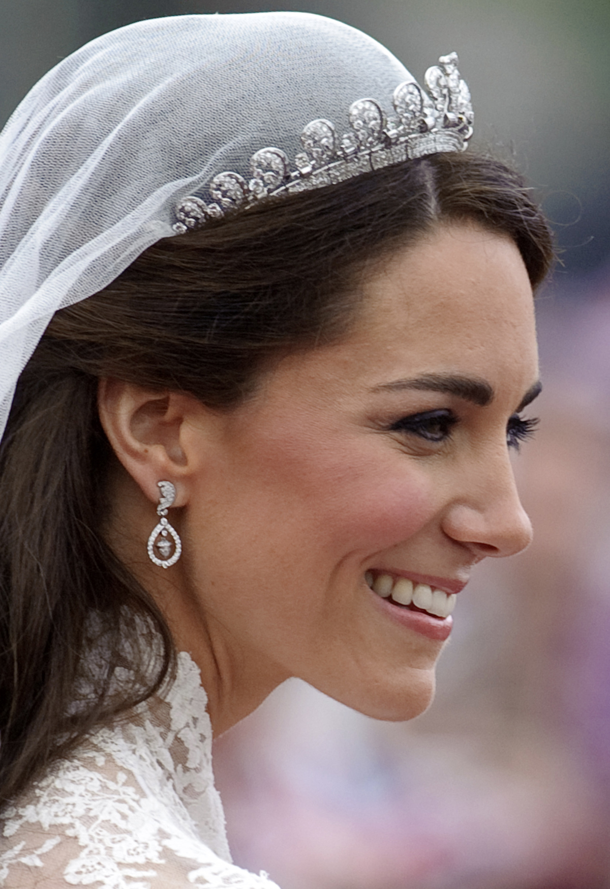 The Duchess of Cambridge travels from Westminster Abbey to Buckingham Palace after her royal wedding on April 29, 2011 (Fiona Hanson - WPA Pool/Getty Images)