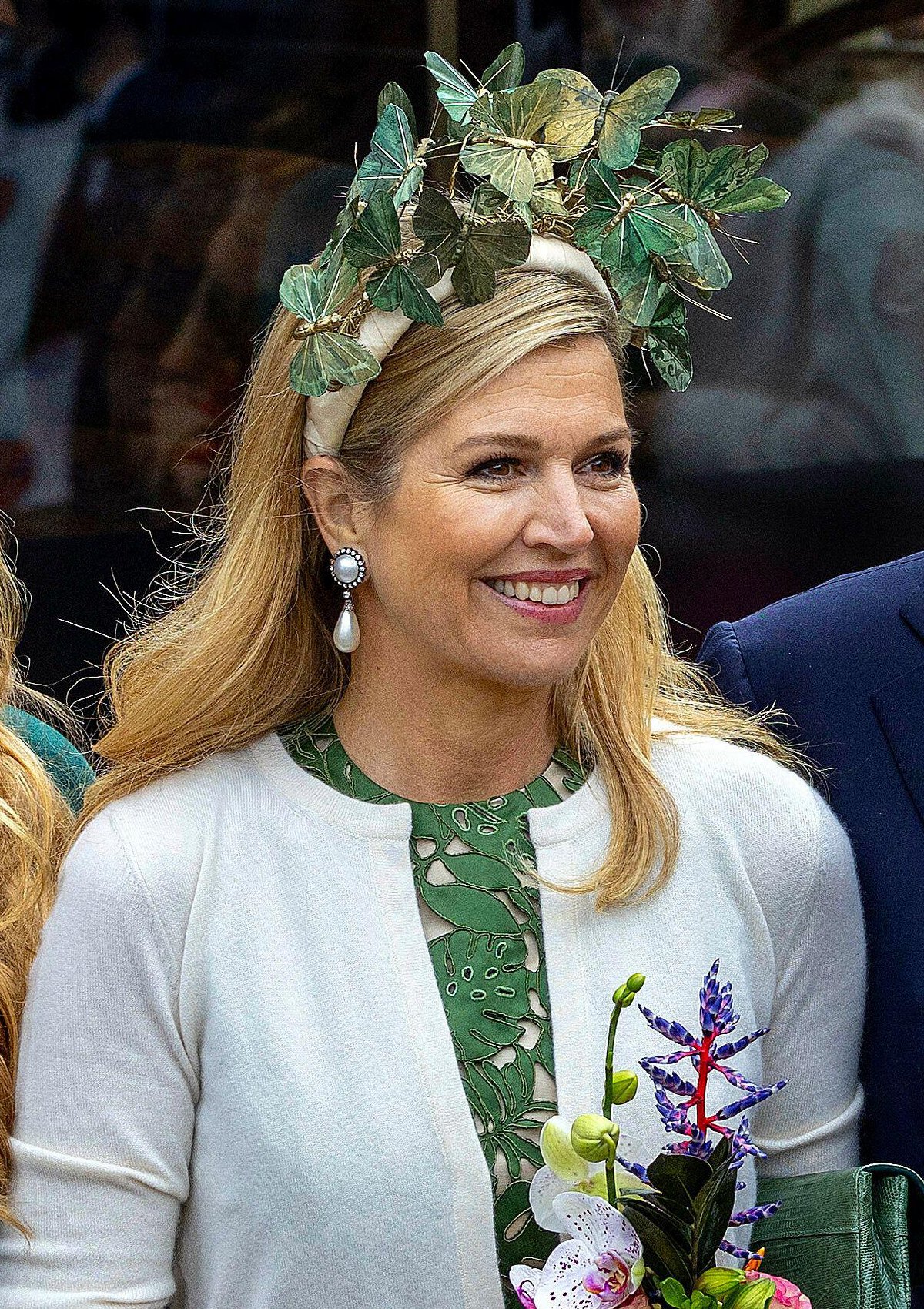 The Queen of the Netherlands attends the King's Day celebrations in Emmen on April 27, 2024 (Albert Nieboer/DPA Picture Alliance/Alamy)