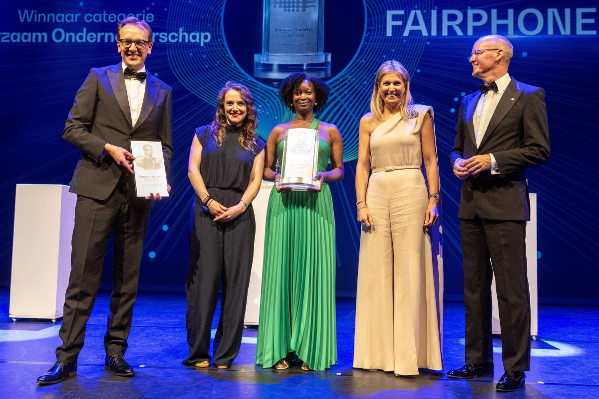 The Queen of the Netherlands attends the presentation of the King Willem I Awards in Zwolle on May 16, 2024 (VINCENT JANNINK/ANP/Alamy)