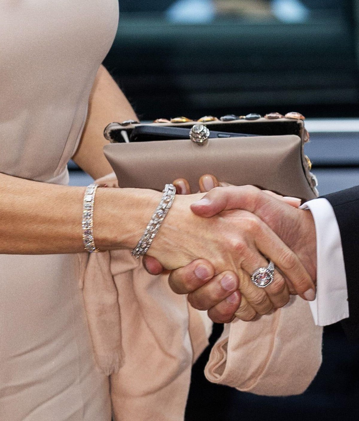 The Queen of the Netherlands attends the presentation of the King Willem I Awards in Zwolle on May 16, 2024 (VINCENT JANNINK/ANP/Alamy)