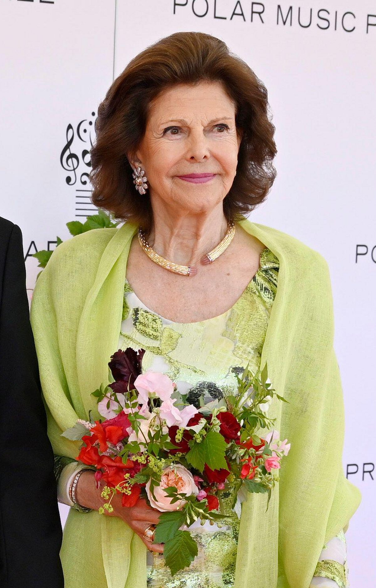 The Queen of Sweden attends the Polar Music Prize ceremony at the Grand Hotel in Stockholm on May 21, 2024 (Jessica Gow/TT News Agency/Alamy)