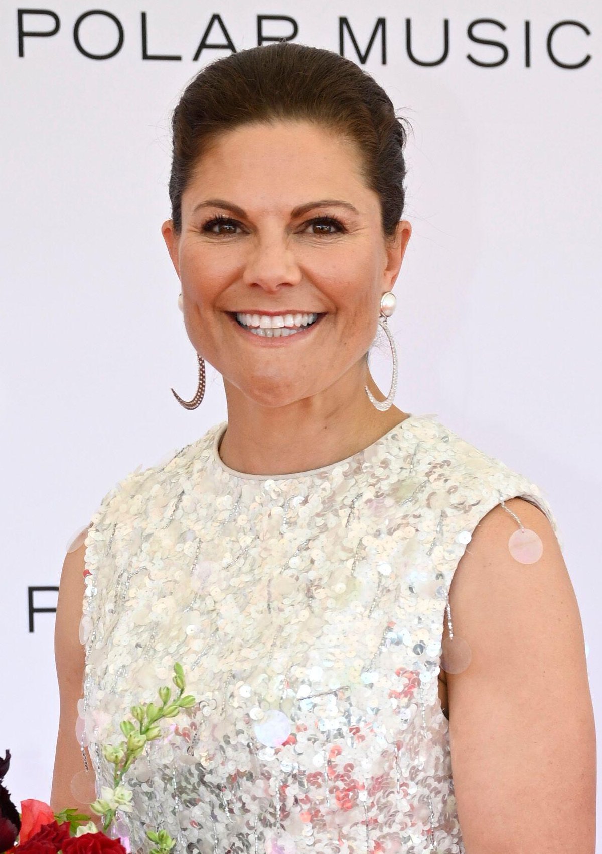 The Crown Princess of Sweden attends the Polar Music Prize ceremony at the Grand Hotel in Stockholm on May 21, 2024 (Jessica Gow/TT News Agency/Alamy)