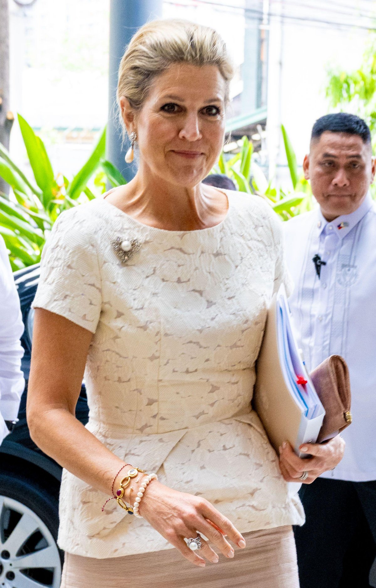 Queen Maxima of the Netherlands, as Special Advocate of the United Nations Secretary-General for Inclusive Finance for Development, visits the Philippines on May 22, 2024 (Bruno Press/Alamy)