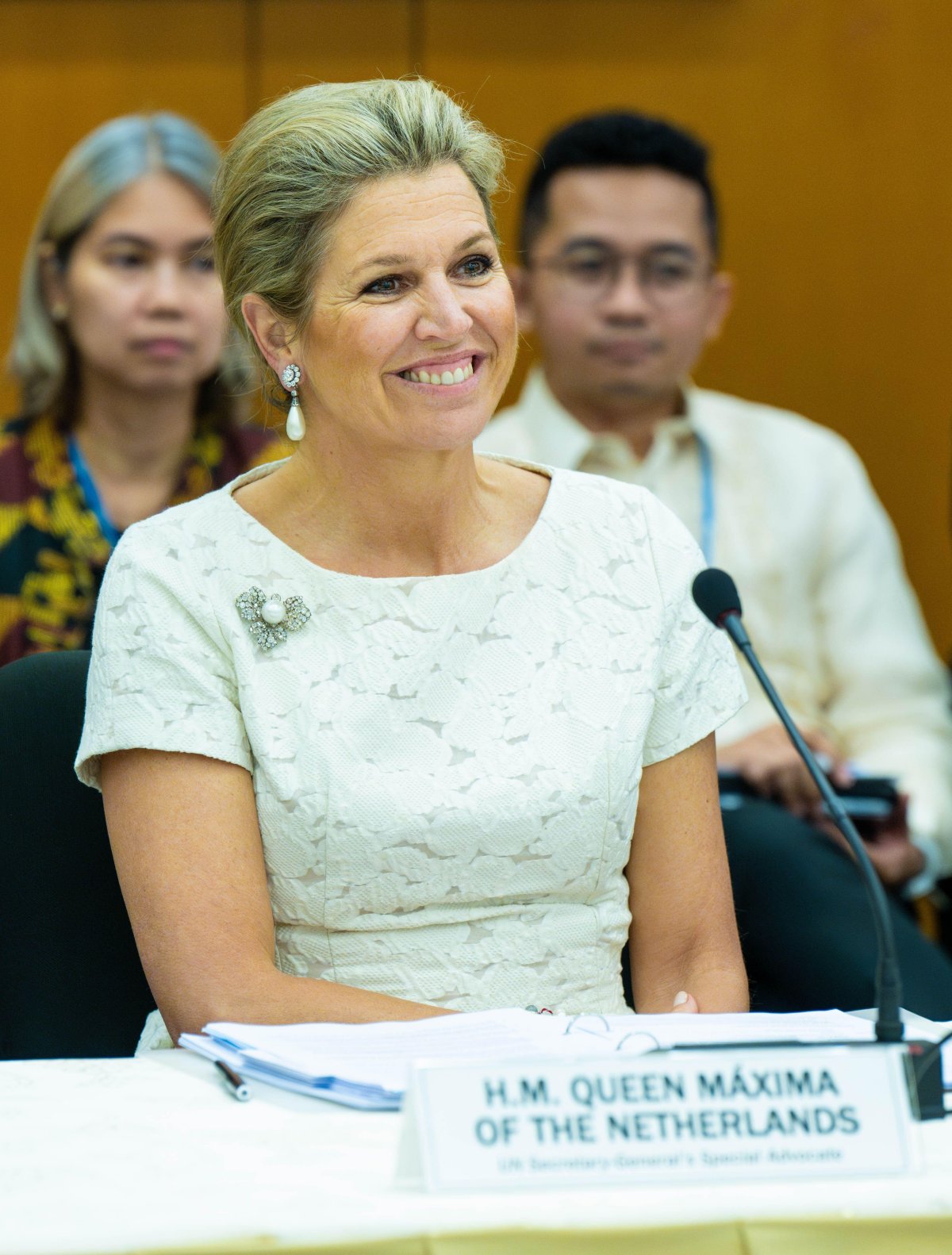 Queen Maxima of the Netherlands, as Special Advocate of the United Nations Secretary-General for Inclusive Finance for Development, visits the Philippines on May 22, 2024 (Bruno Press/Alamy)