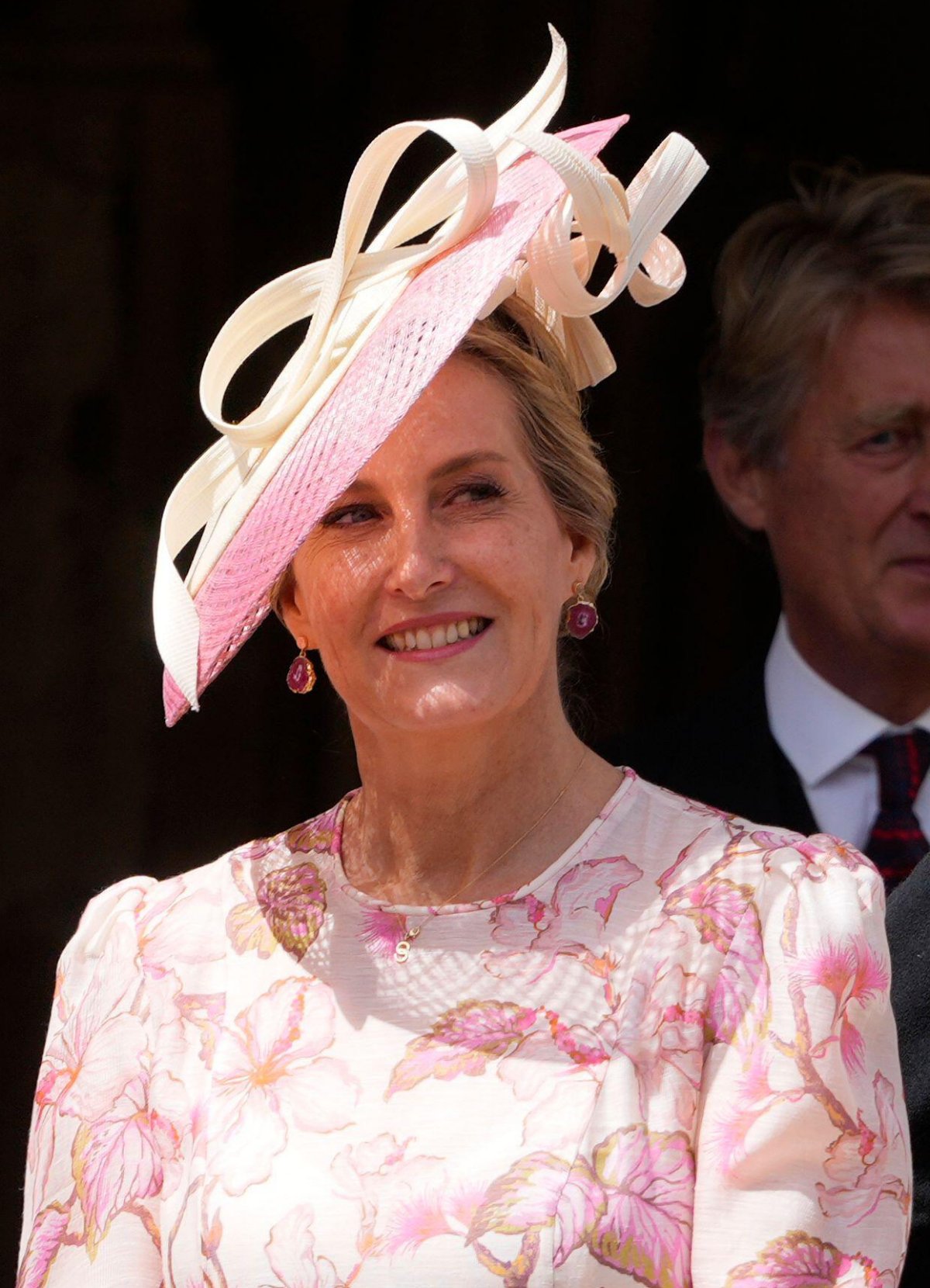 The Duchess of Edinburgh is pictured ahead the annual Order of the Garter service at St. George's Chapel, Windsor on June 17, 2024 (Kirsty Wigglesworth/PA Images/Alamy)
