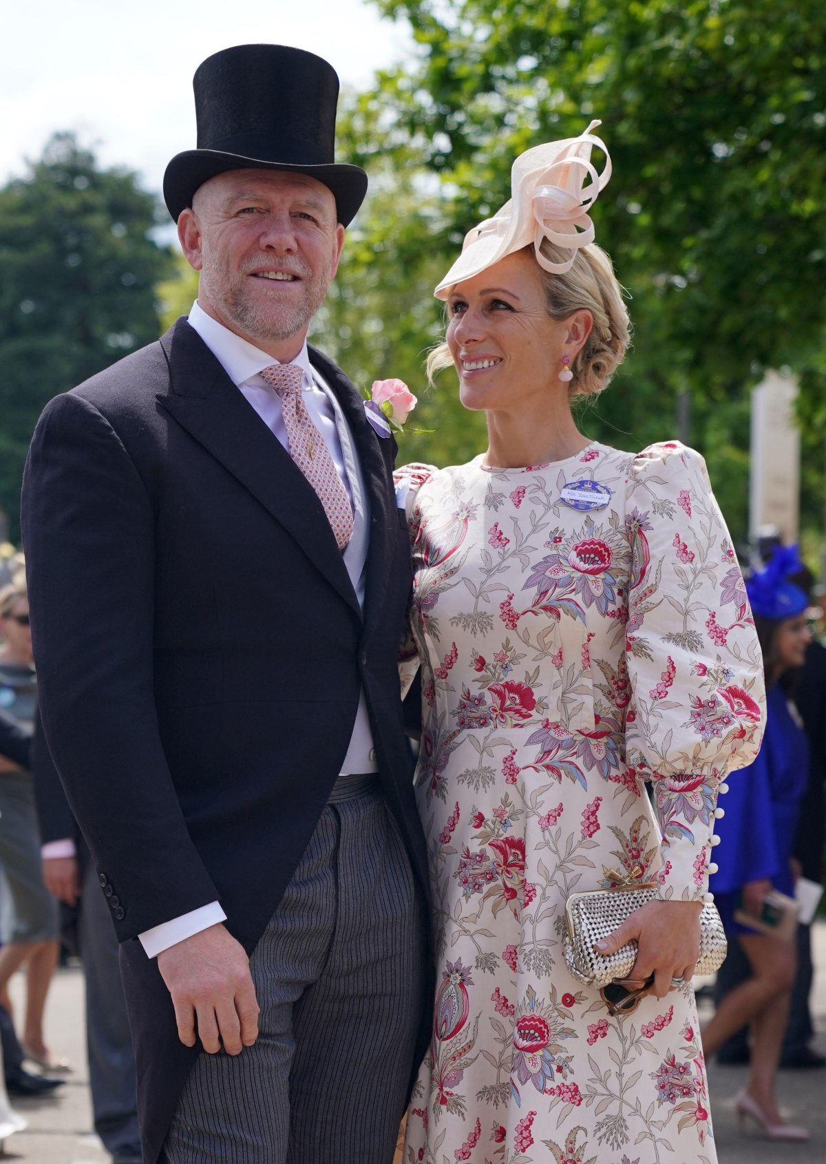 Mike and Zara Tindall attend day two of Royal Ascot on June 19, 2024 (Jonathan Brady/PA Images/Alamy)
