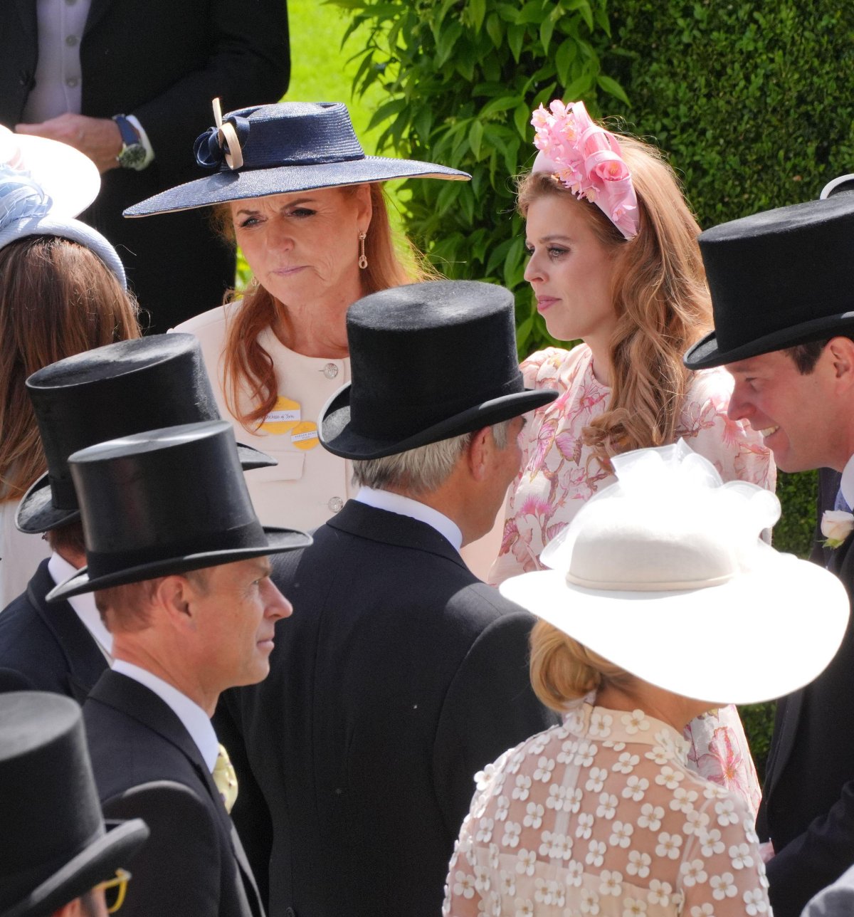 Sarah, Duchess of York and Princess Beatrice attend day two of Royal Ascot on June 19, 2024 (Jonathan Brady/PA Images/Alamy)