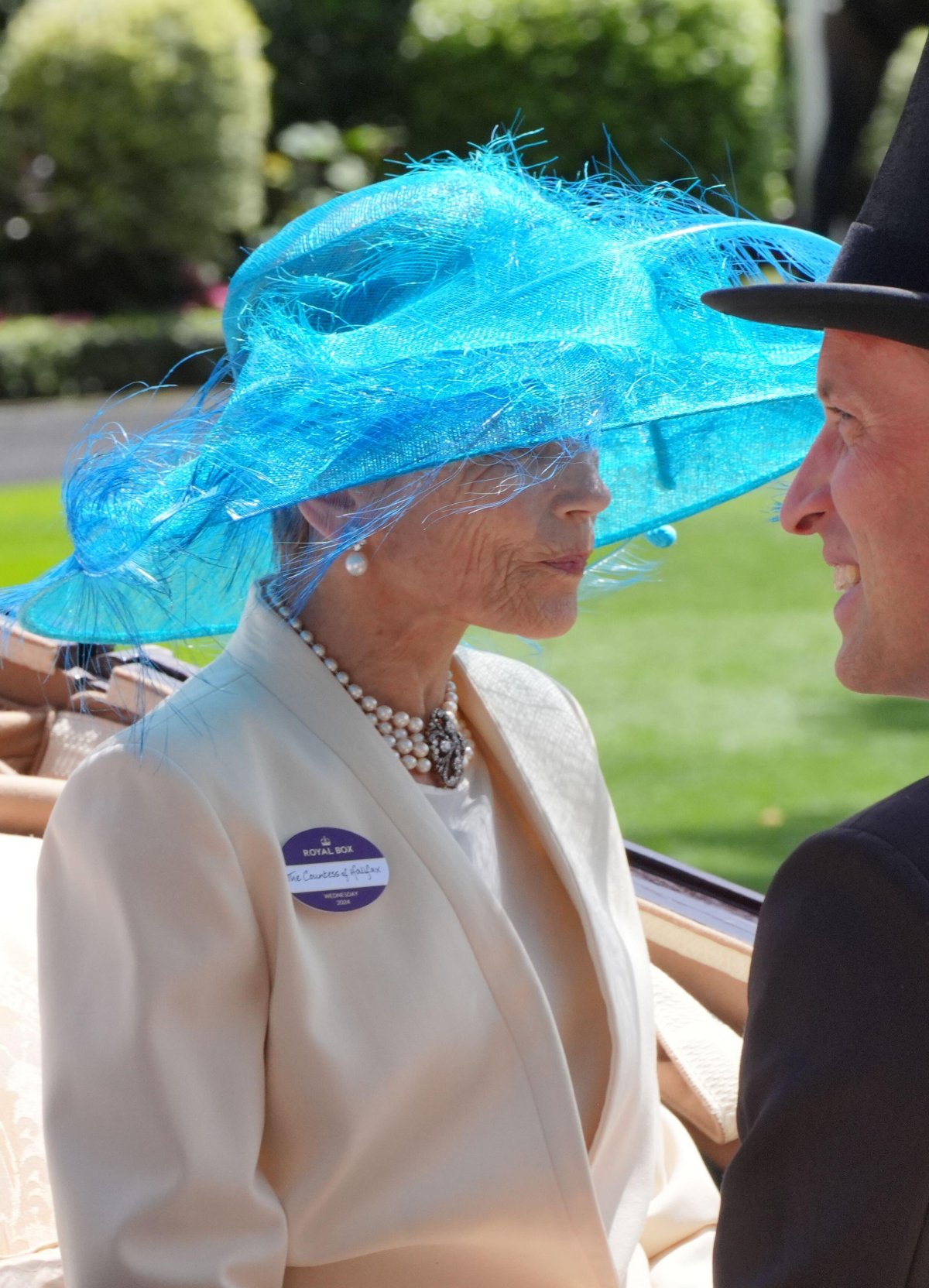 The Countess of Halifax attends day two of Royal Ascot on June 19, 2024 (Jonathan Brady/PA Images/Alamy)