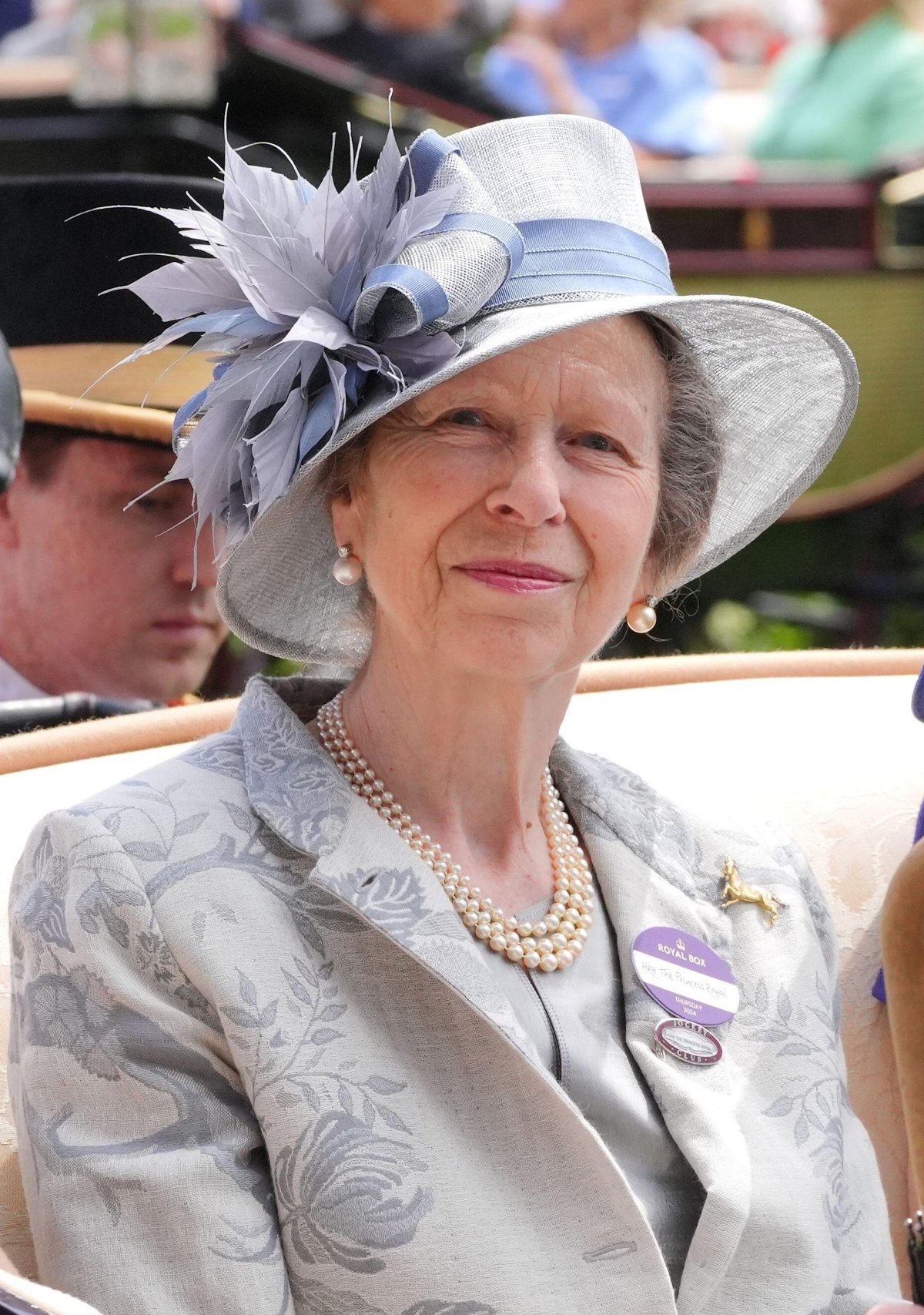 The Princess Royal attends day three of Royal Ascot on June 20, 2024 (Jonathan Brady/PA Images/Alamy)