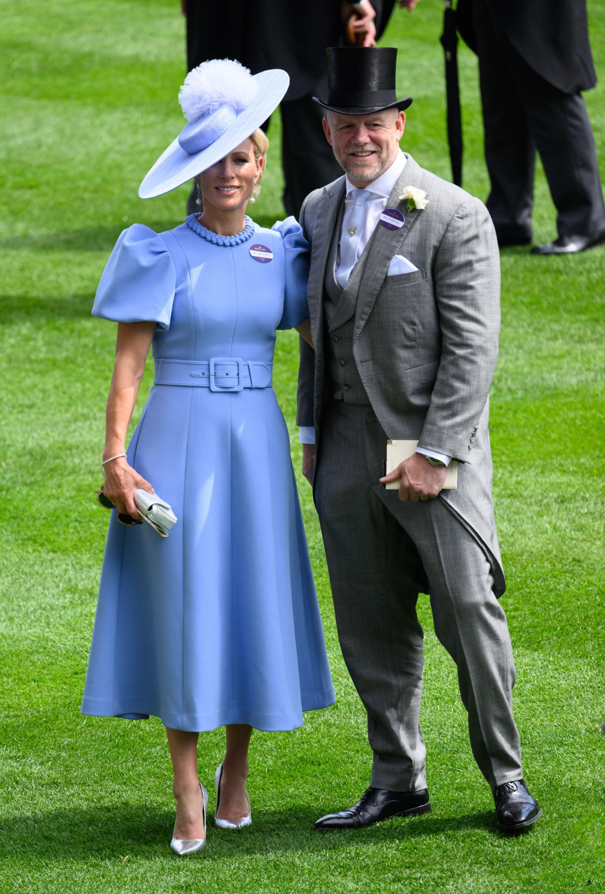 Zara and Mike Tindall attend day three of Royal Ascot on June 20, 2024 (Doug Peters/EMPICS/Alamy)
