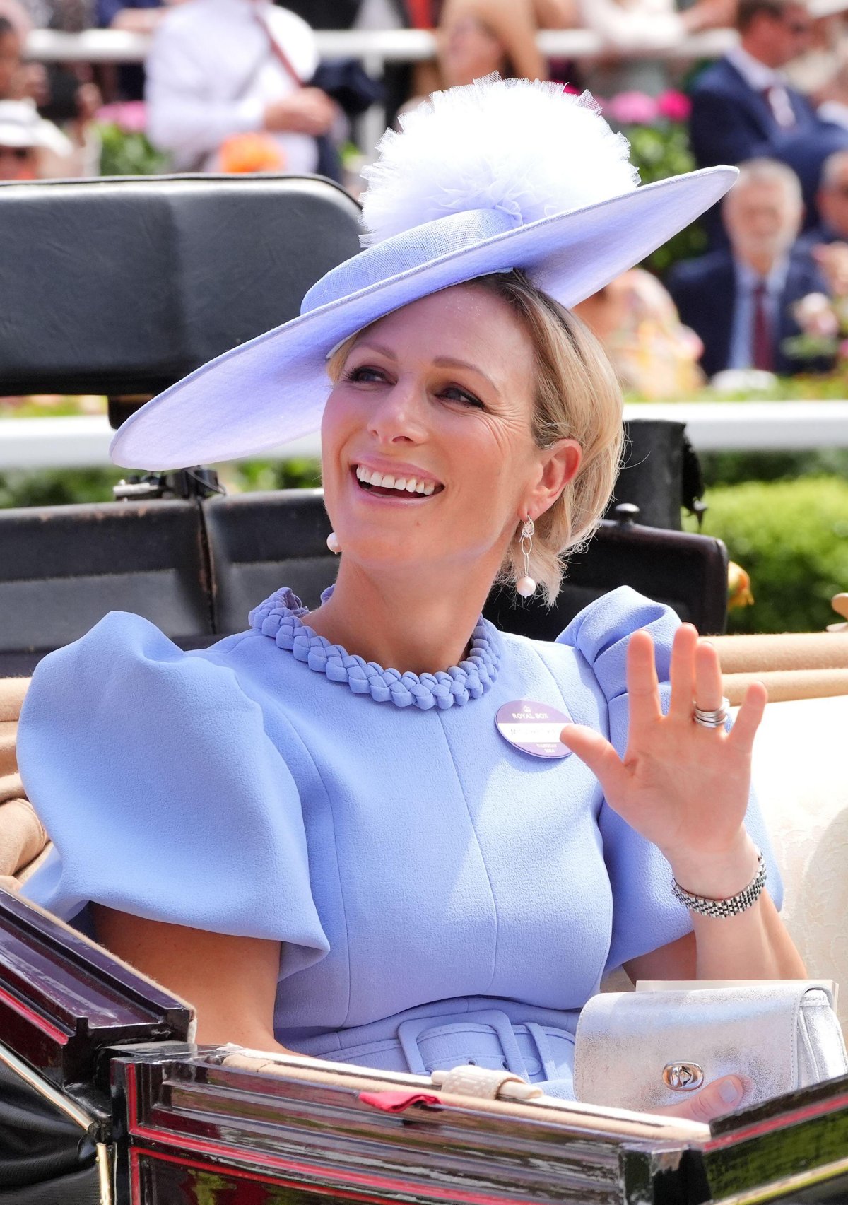 Zara Tindall attends day three of Royal Ascot on June 20, 2024 (Jonathan Brady/PA Images/Alamy)