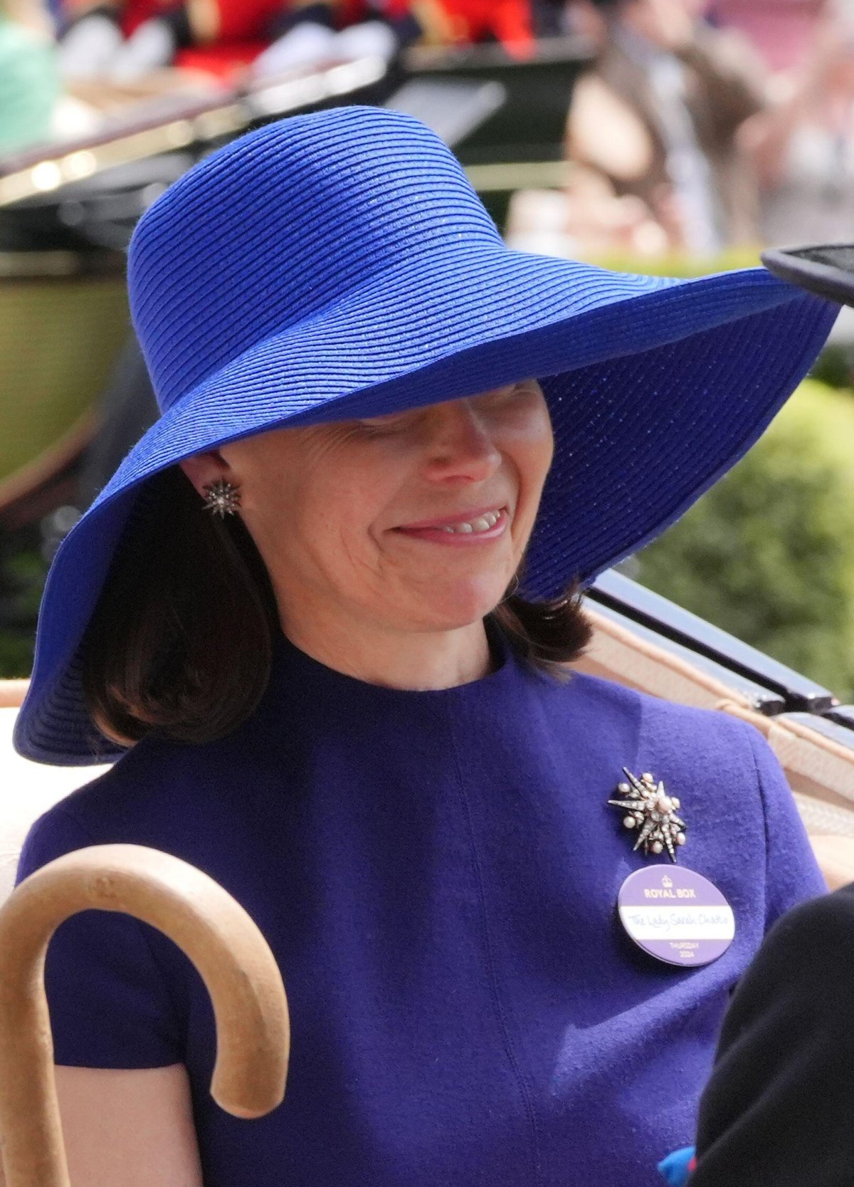 Lady Sarah Chatto attends day three of Royal Ascot on June 20, 2024 (Jonathan Brady/PA Images/Alamy)