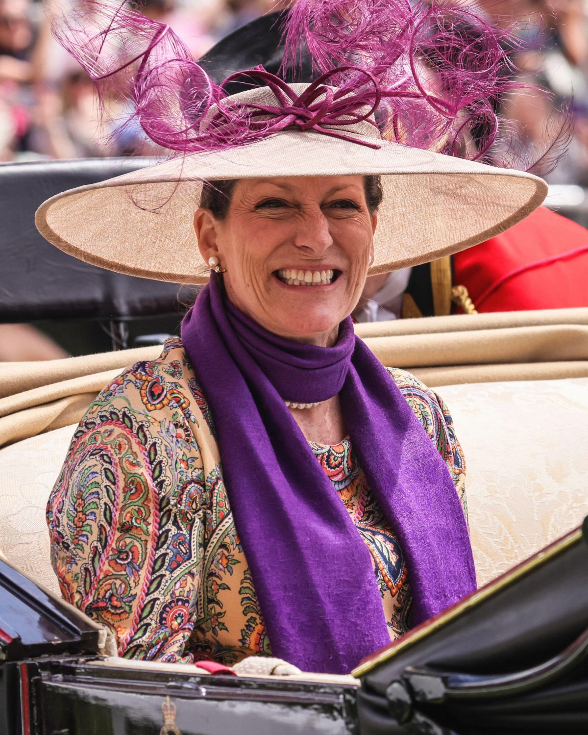 Princess Zahra Aga Khan attends day three of Royal Ascot on June 20, 2024 (Imageplotter/Alamy)