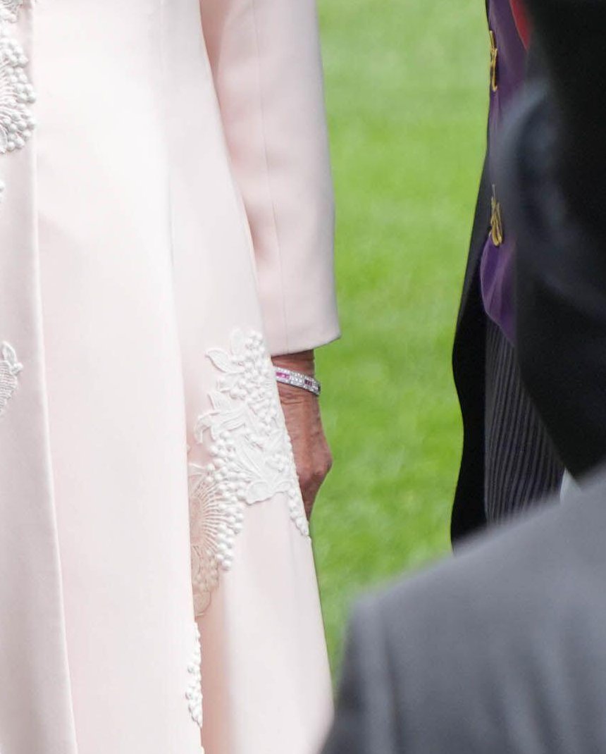 Queen Camilla attends the fifth day of Royal Ascot on June 22, 2024 (Yui Mok/PA Images/Alamy)