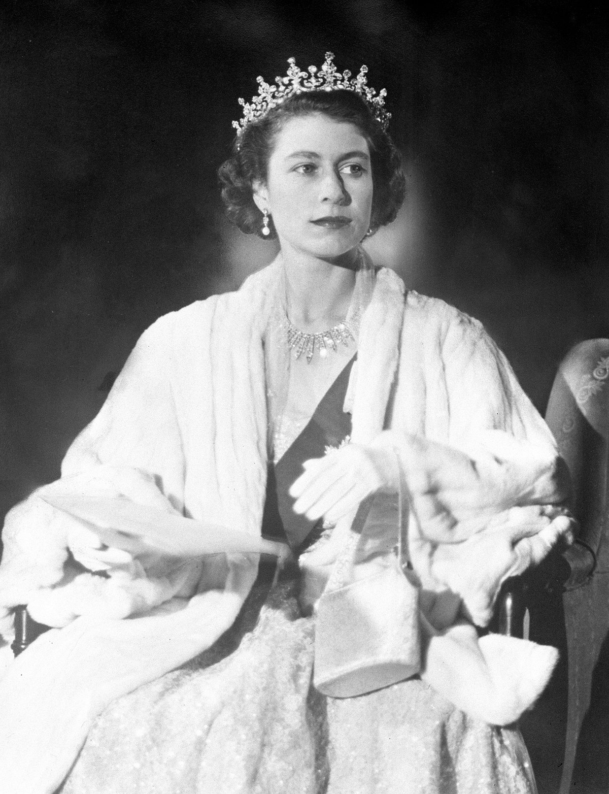 Princess Elizabeth attends a performance of the Winnipeg Ballet at the Civic Auditorium on October 16, 1951 (PA Images/Alamy)