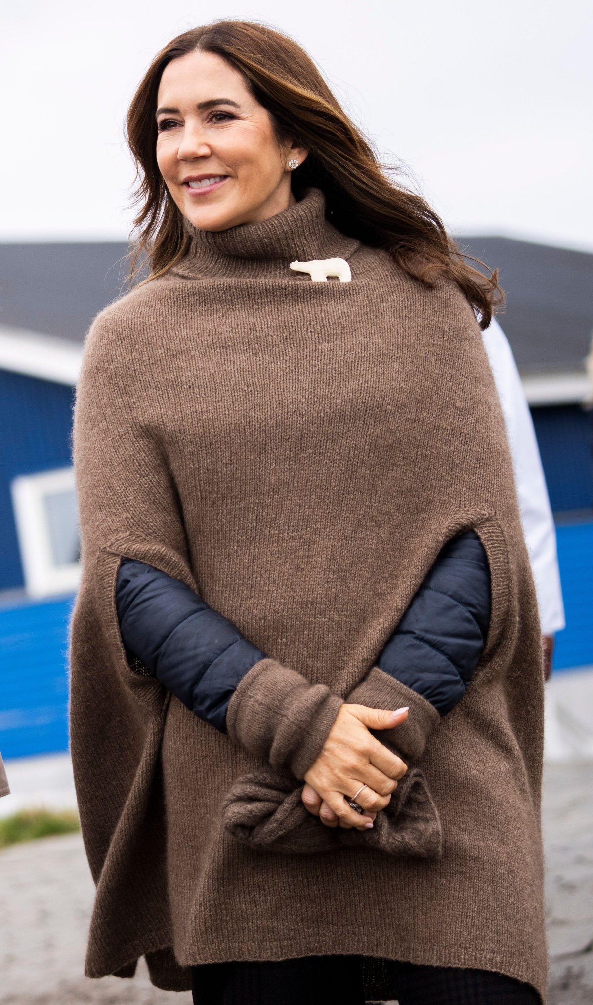 The Queen of Denmark visits the village of Attu in Greenland on July 1, 2024 (Ritzau/Alamy)