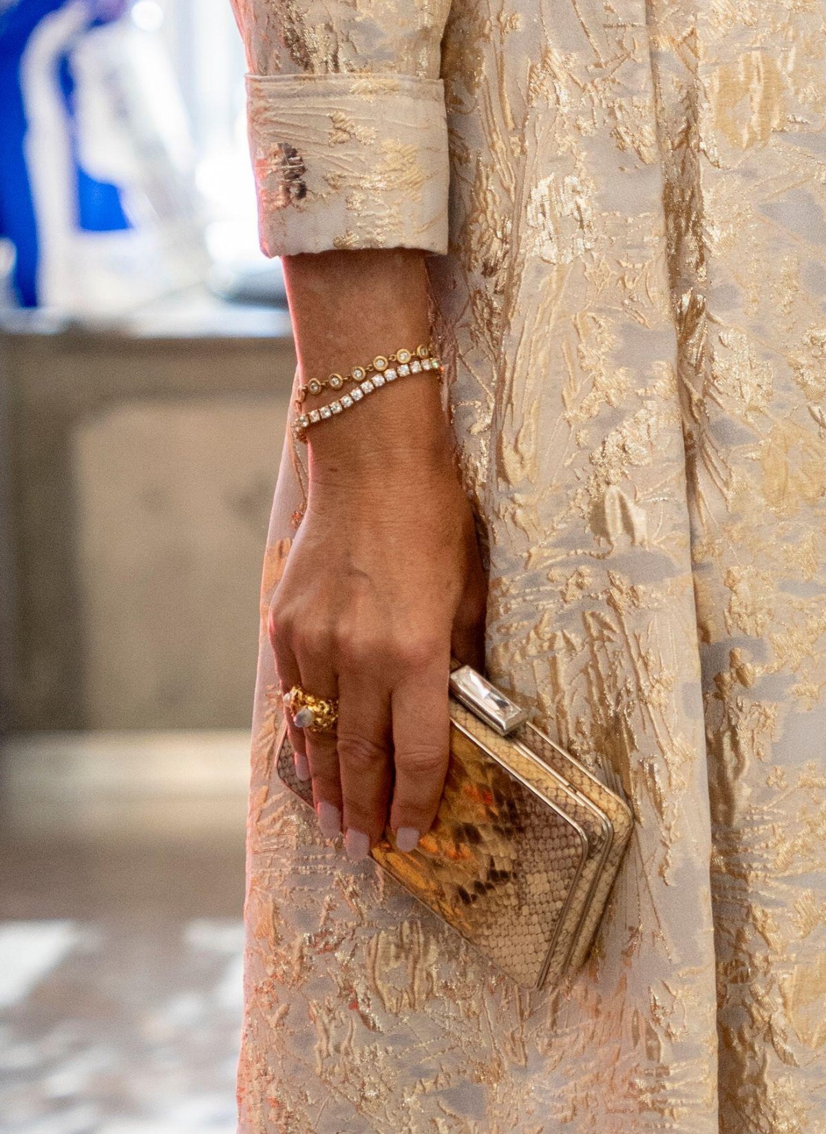 The Queen of Denmark attends an official dinner at the Katuaq cultural house in Nuuk, Greenland, on July 4, 2024 (Ida Marie Odgaard/Ritzau Scanpix/Alamy)