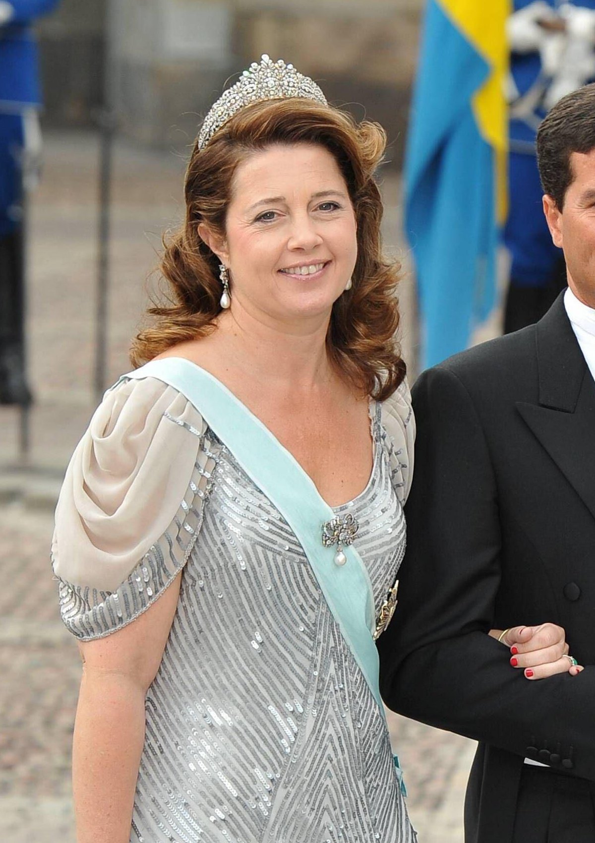 Princess Alexia of Greece and Denmark attends the wedding of Crown Princess Victoria and Prince Daniel of Sweden in Stockholm on June 19, 2010 (Mousse-Nebinger-Orban/Abaca Press/Alamy)