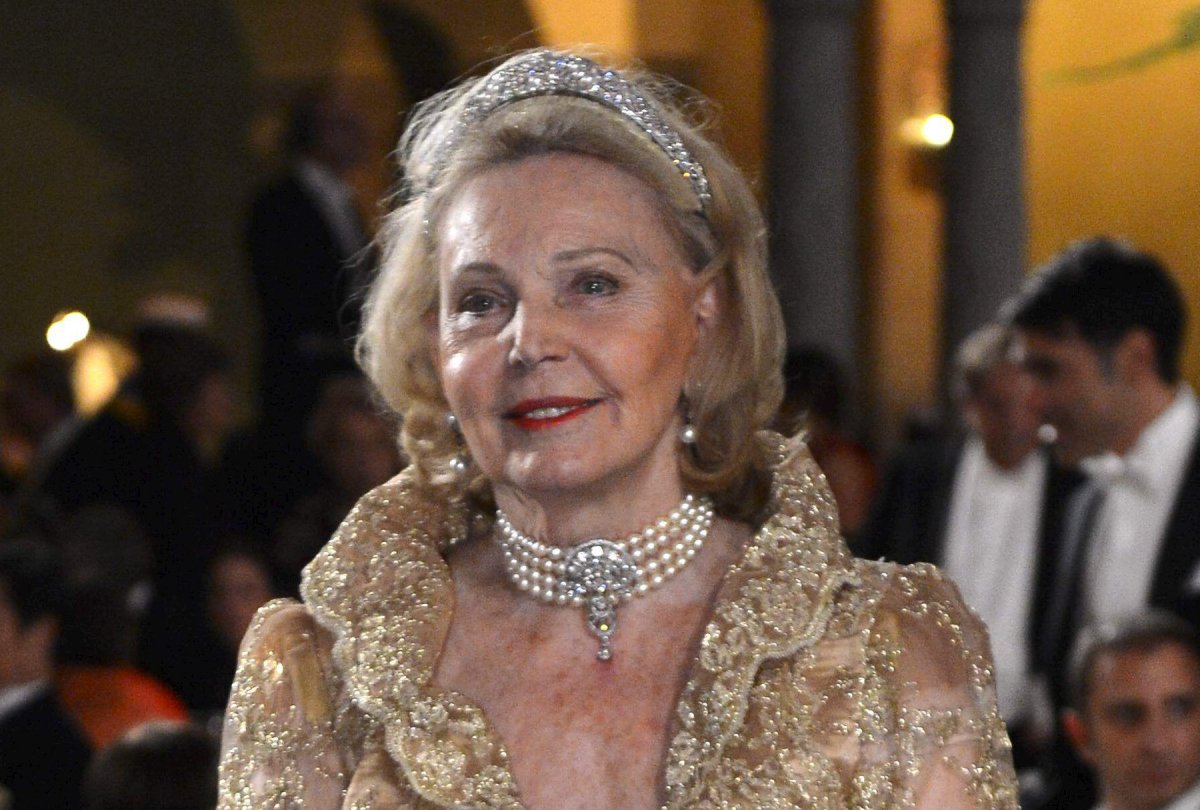 Countess Marianne Bernadotte attends the Nobel Prize banquet in Stockholm on December 10, 2012 (Claudio Bresciani/TT News Agency/Alamy)