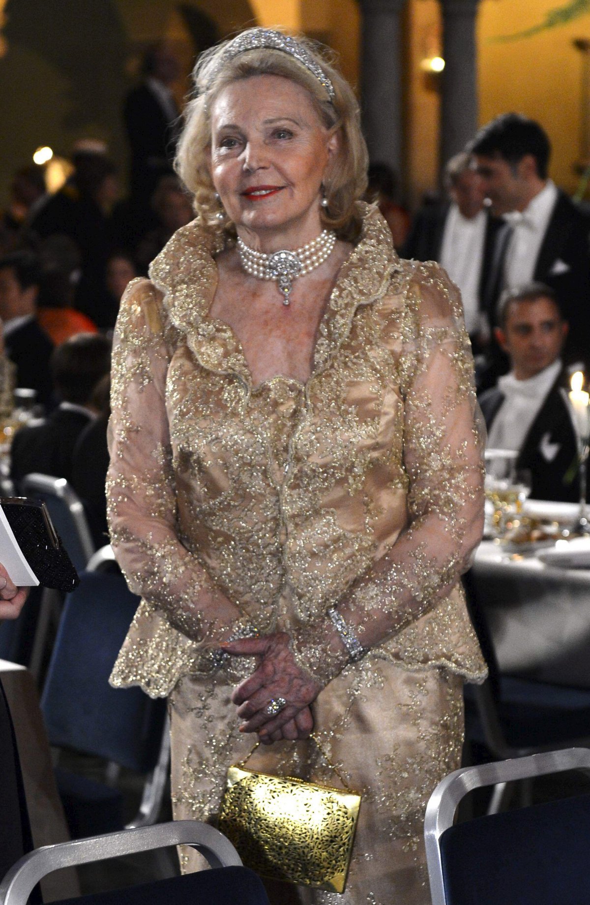 Countess Marianne Bernadotte attends the Nobel Prize banquet in Stockholm on December 10, 2012 (Claudio Bresciani/TT News Agency/Alamy)