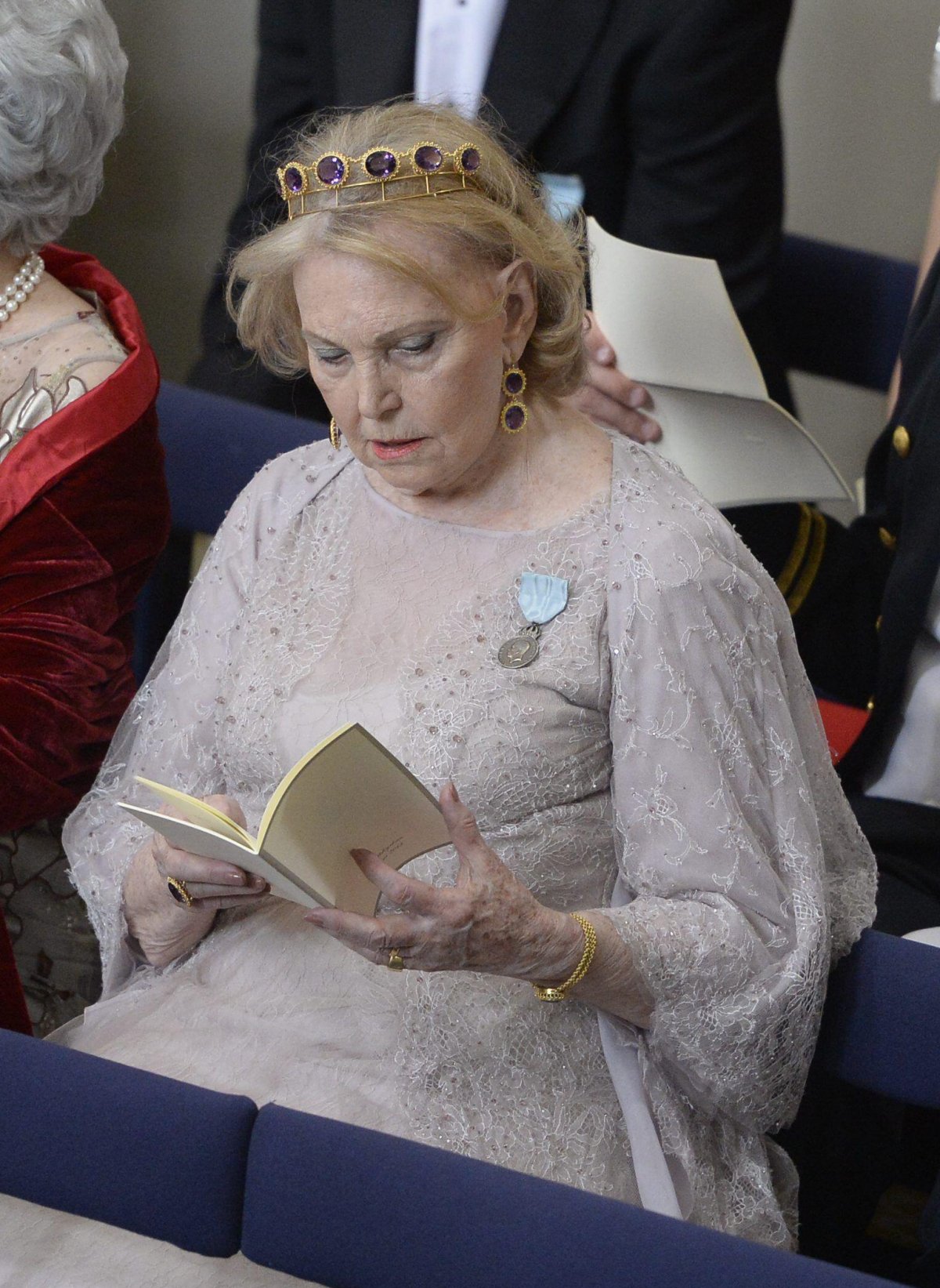 Countess Marianne Bernadotte attends the wedding of Princess Madeleine of Sweden and Christopher O'Neill in Stockholm on June 8, 2013 (Jessica Gow/TT News Agency/Alamy)