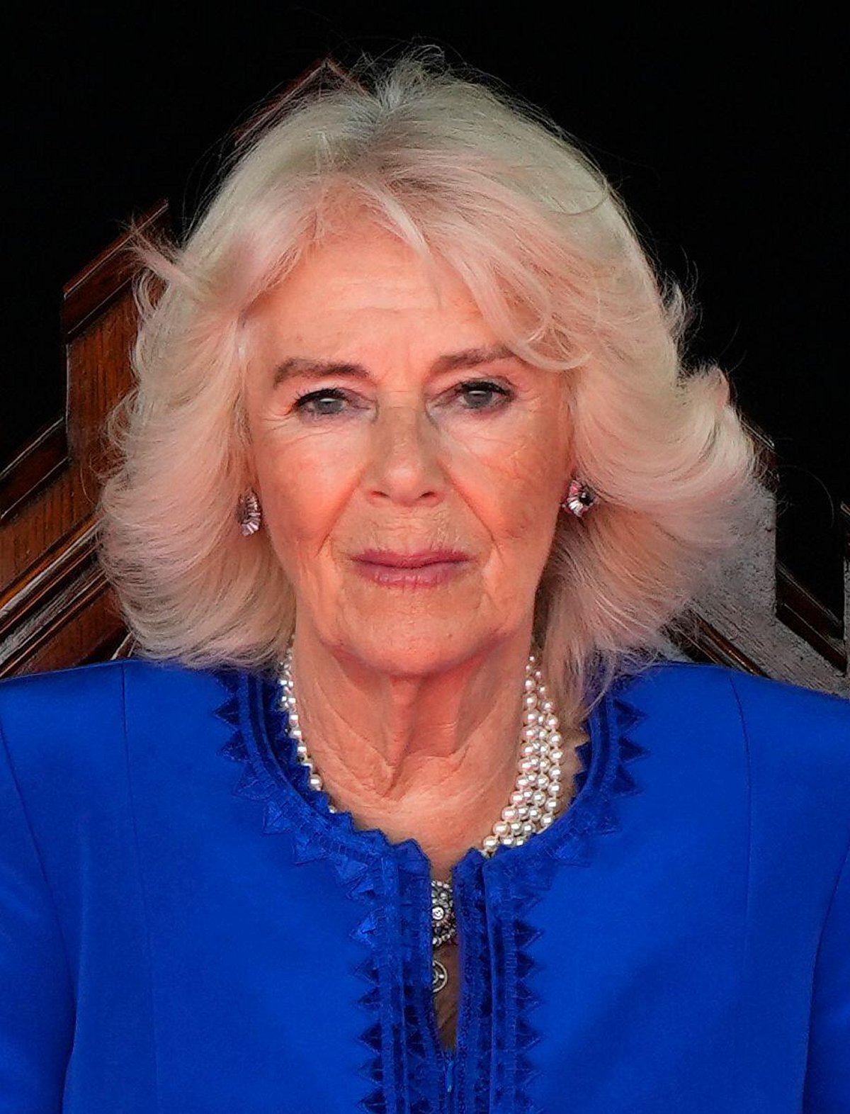 Queen Camilla attends a special sitting of the States of Deliberation in Guernsey on July 16, 2024 (Andrew Matthews/PA Images/Alamy)