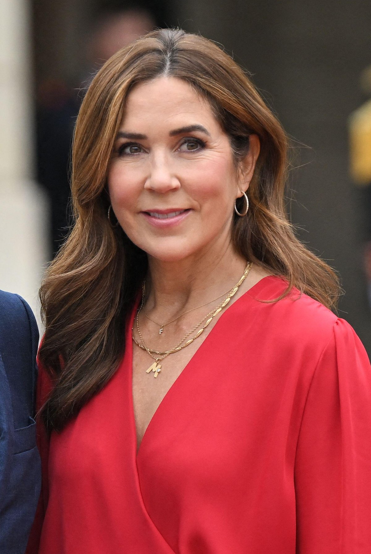 The Queen of Denmark attends a reception at the Élysée Palace ahead of the opening ceremony of the Summer Olympic Games in Paris on July 26, 2024 (Eliot Blondet/Abaca Press/Alamy)