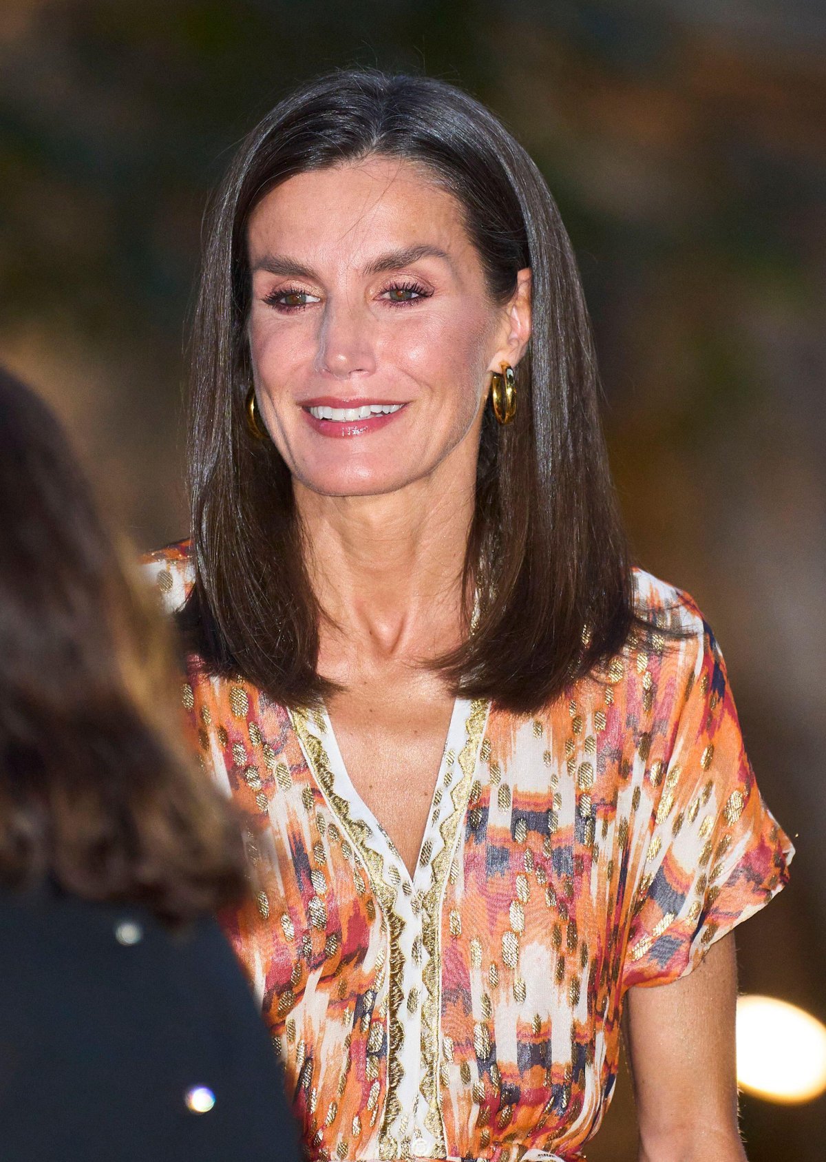 Queen Letizia of Spain attends a reception at Marivent Palace in Palma de Mallorca on July 29, 2024 (MPG/Alamy)