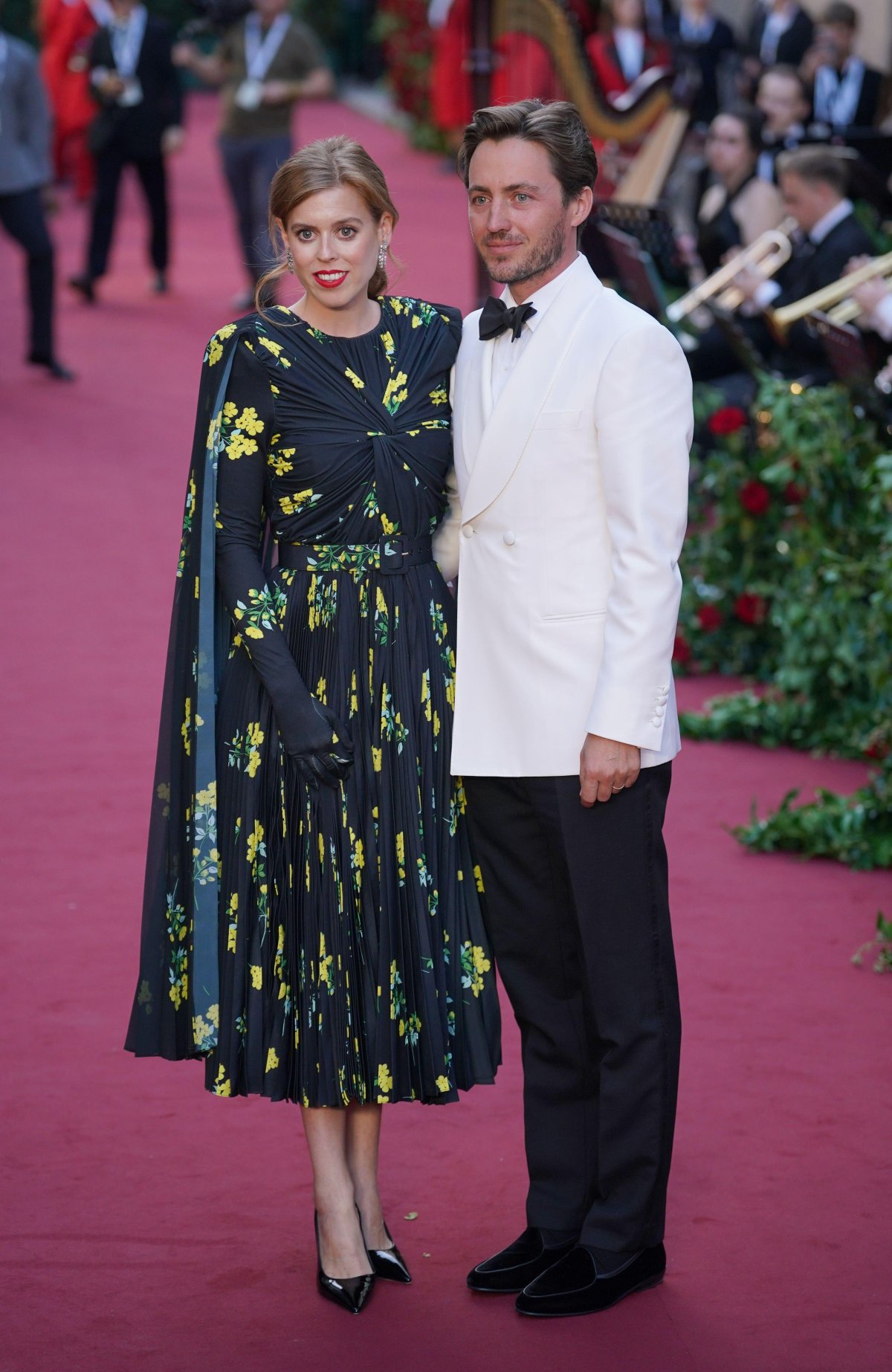 Princess Beatrice of York and Edoardo Mapelli Mozzi attend the Vogue World: London show at the Theatre Royal, Drury Lane on September 14, 2023 (Yui Mok/PA Images/Alamy)