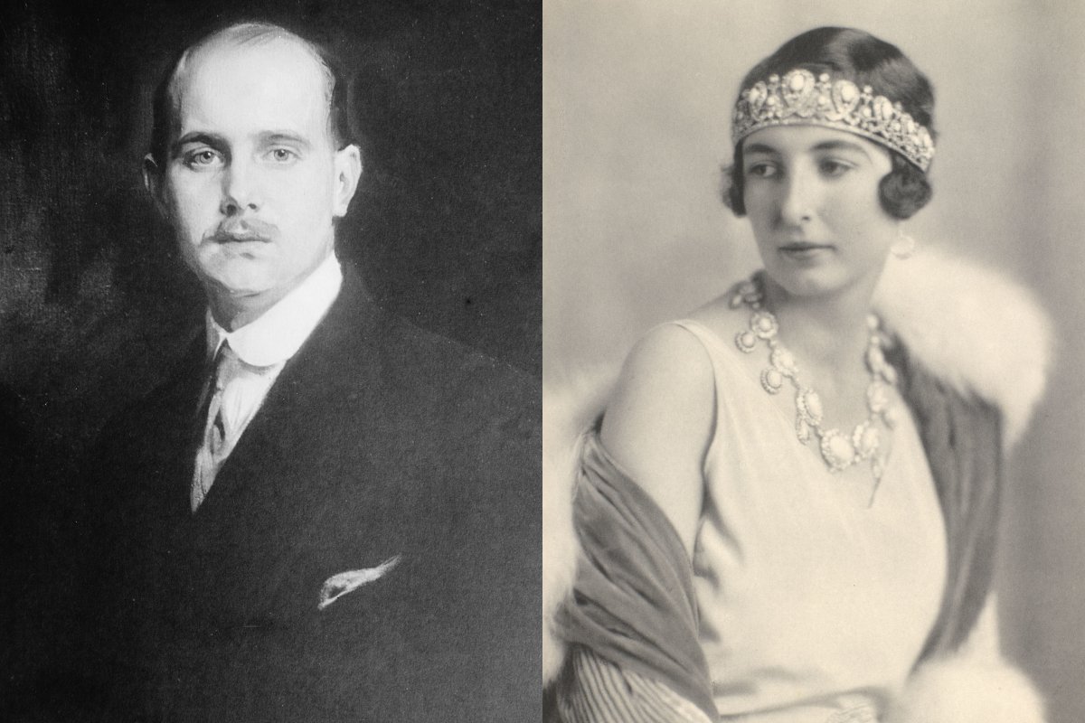 Prince Christopher of Greece and Denmark and Princess Françoise of Orléans (Wikimedia Commons)